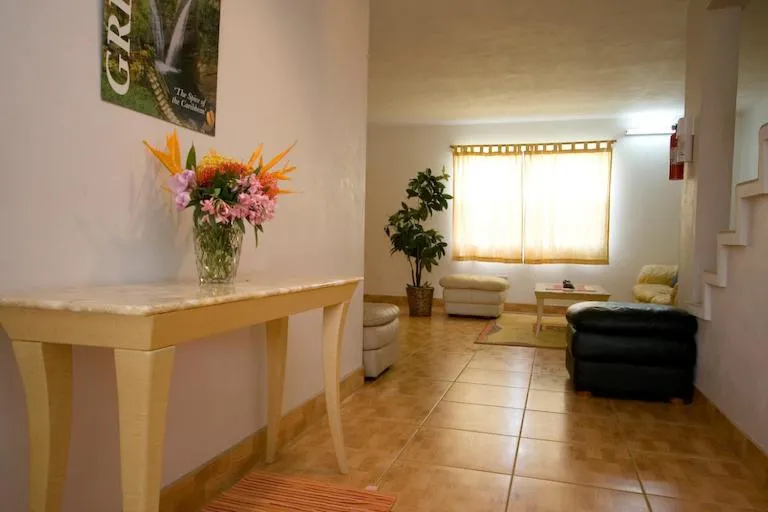 Living room in Cool Running Apartments