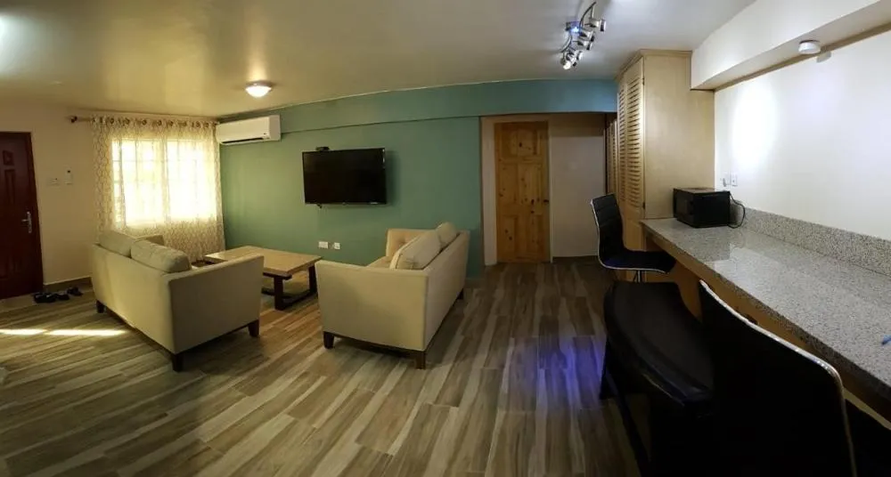 Living room in Cool Running Apartments