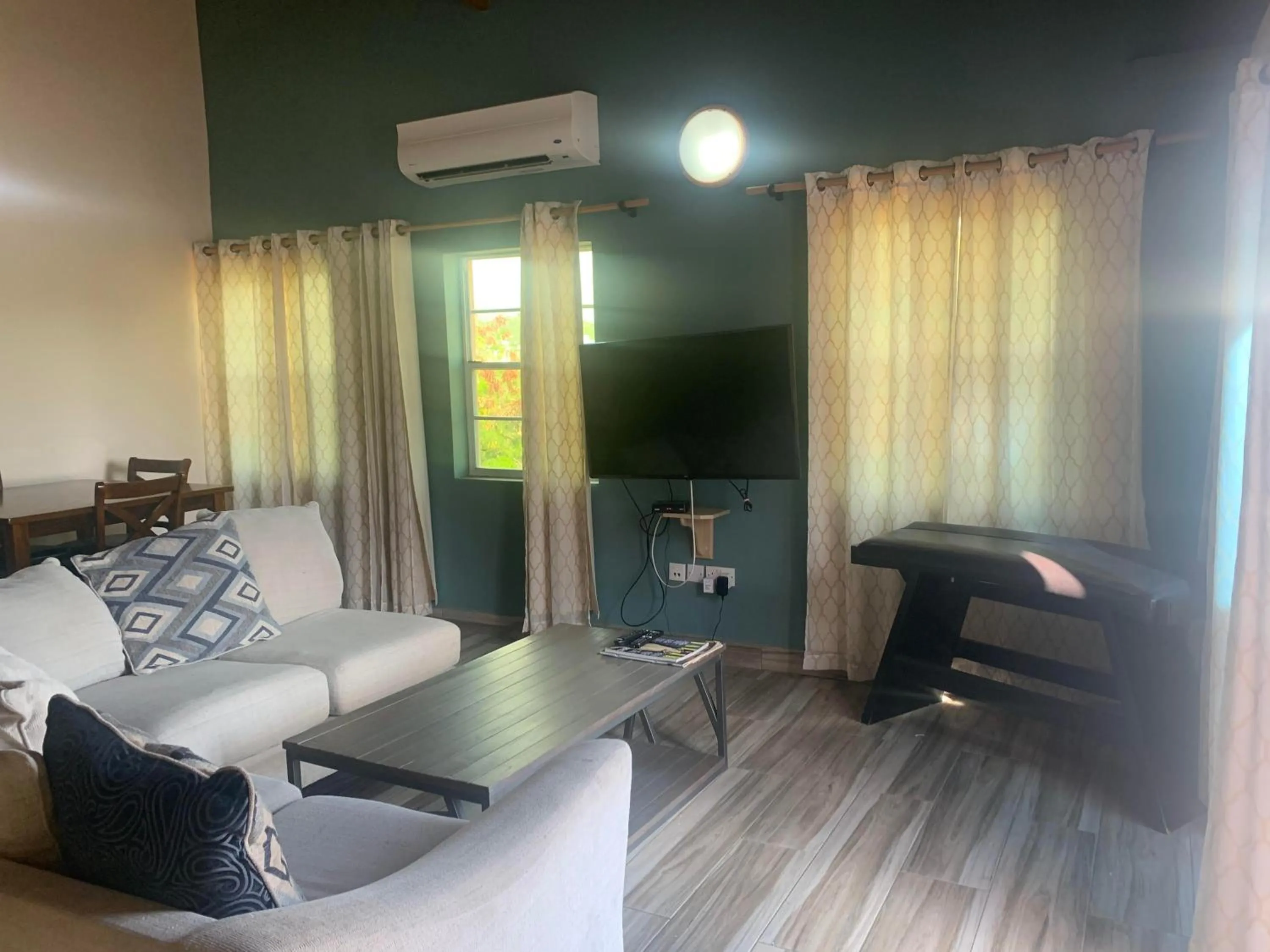 Living room in Cool Running Apartments