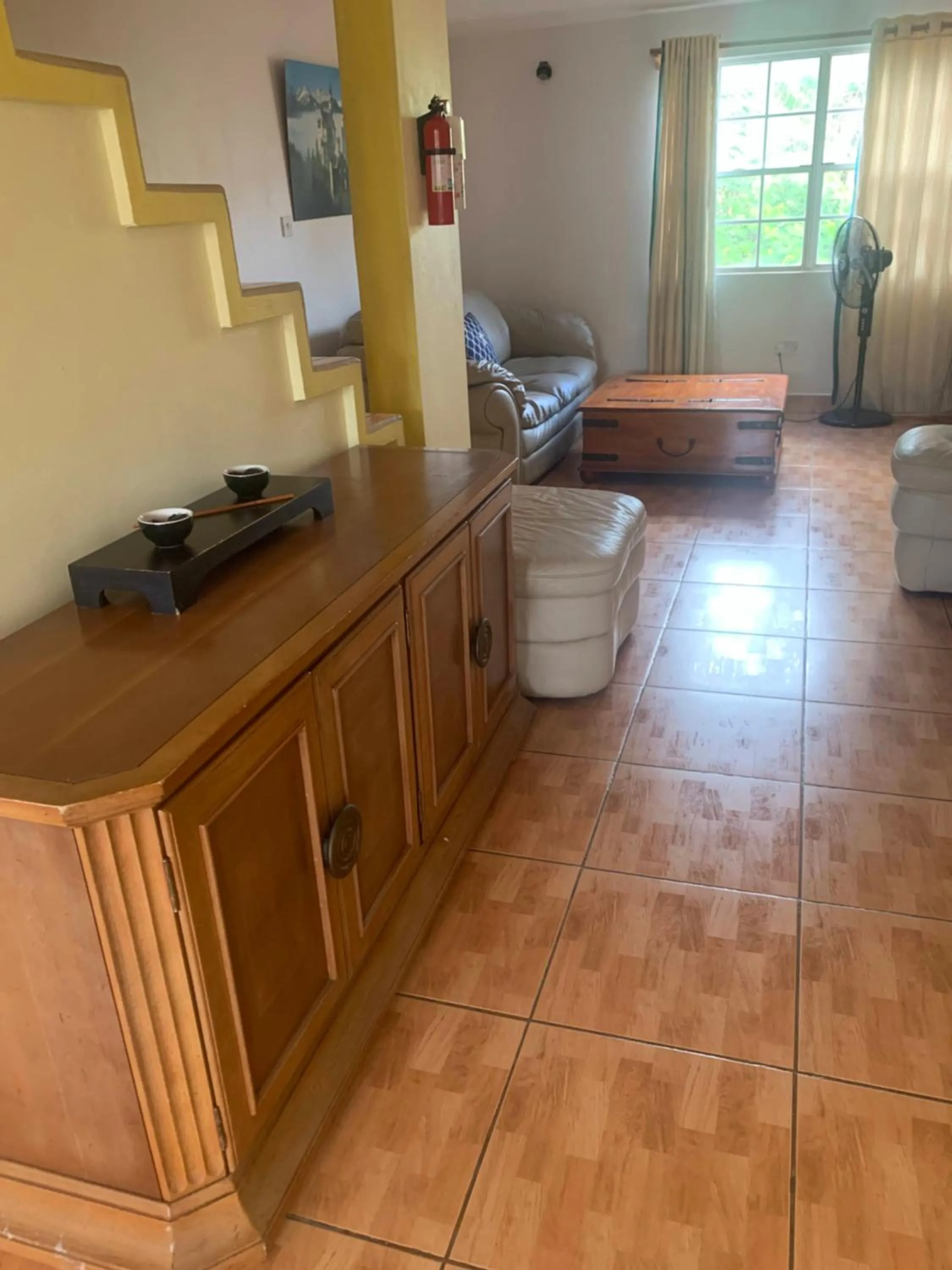 Living room in Cool Running Apartments