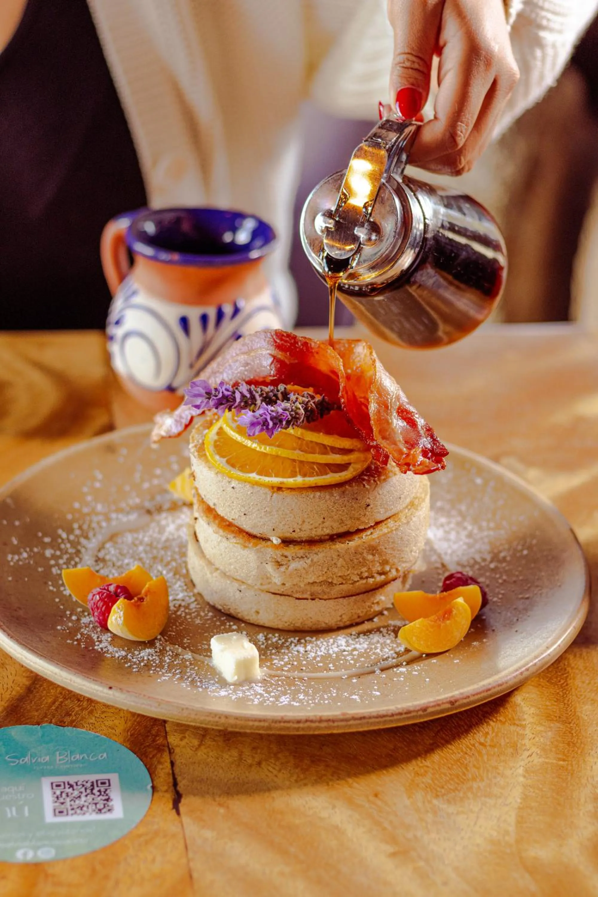 American breakfast in Contemplacion Resort & Spa