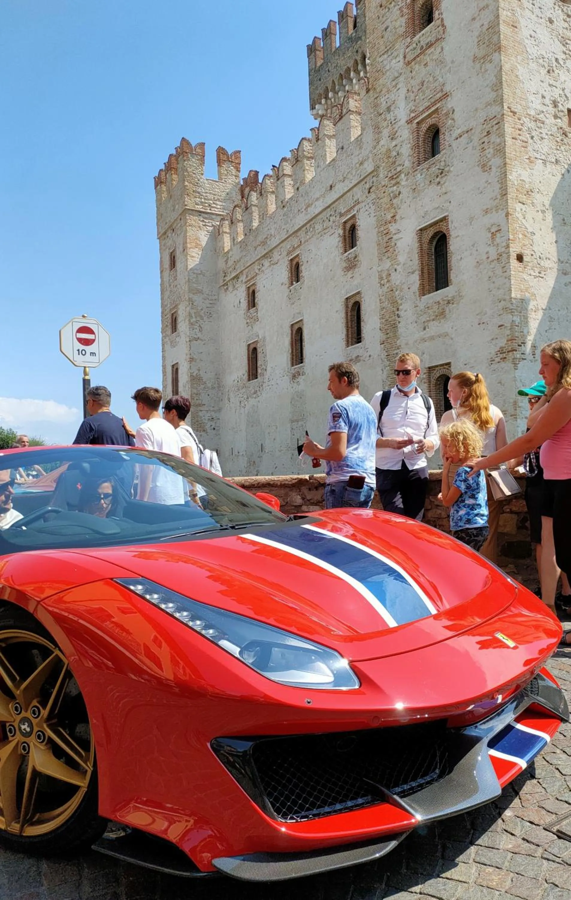 Landmark view in Luxury Suite Sirmione