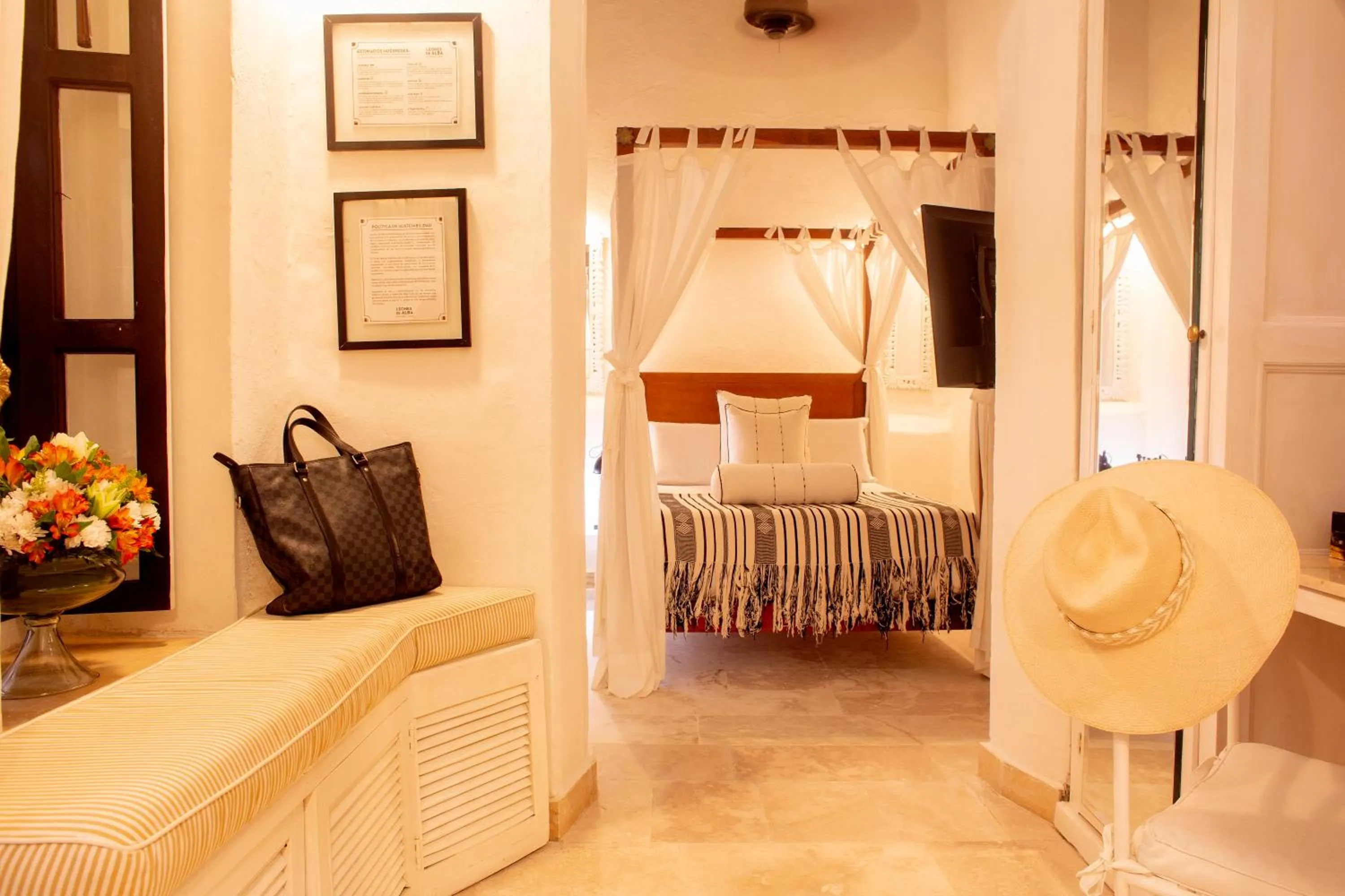 Bed in Leones de Alba Hotel Boutique