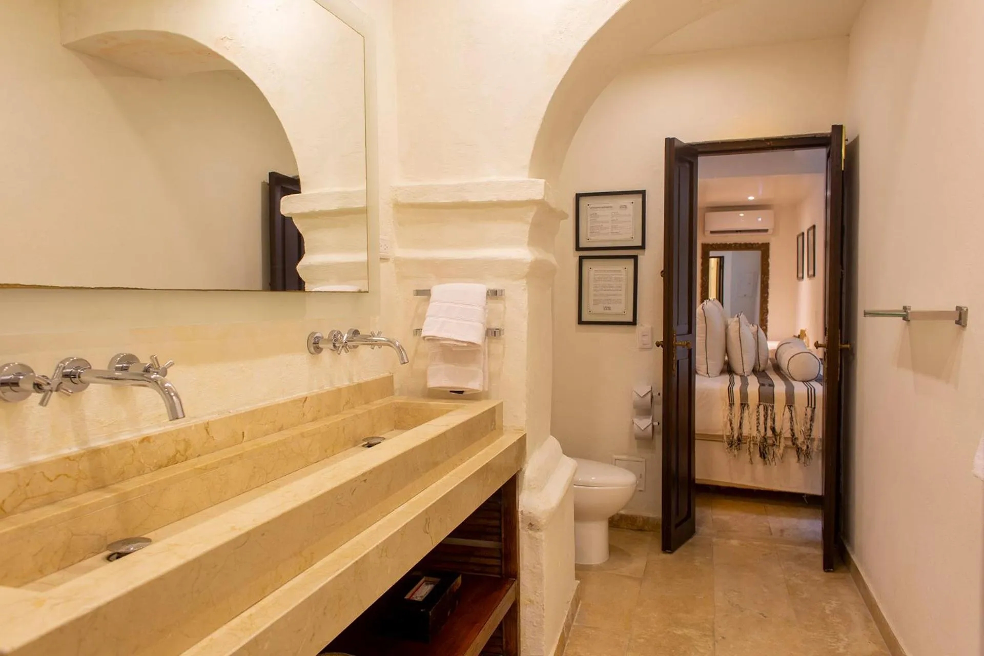 Bathroom in Leones de Alba Hotel Boutique