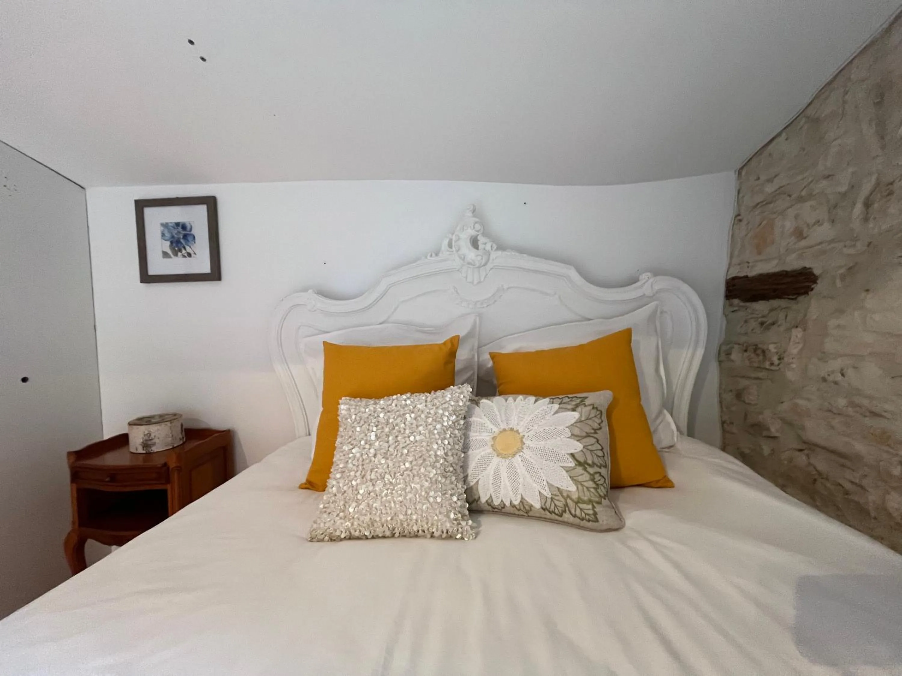 Bed in Les Bruyeres Chambres dhotes et Gite