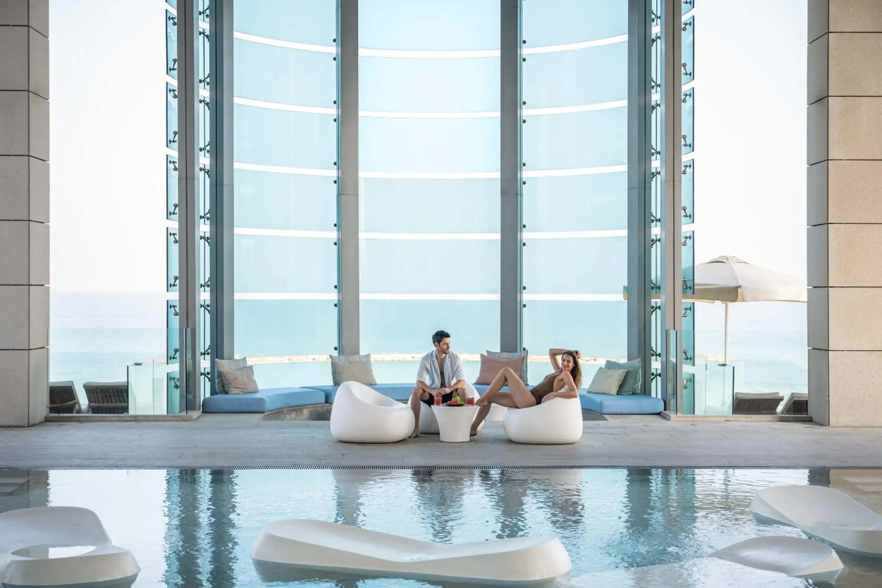 Swimming pool in Royal Beach Hotel Tel Aviv by Isrotel Exclusive Swimming pool in Royal Beach Hotel Tel Aviv by Isrotel Exclusive