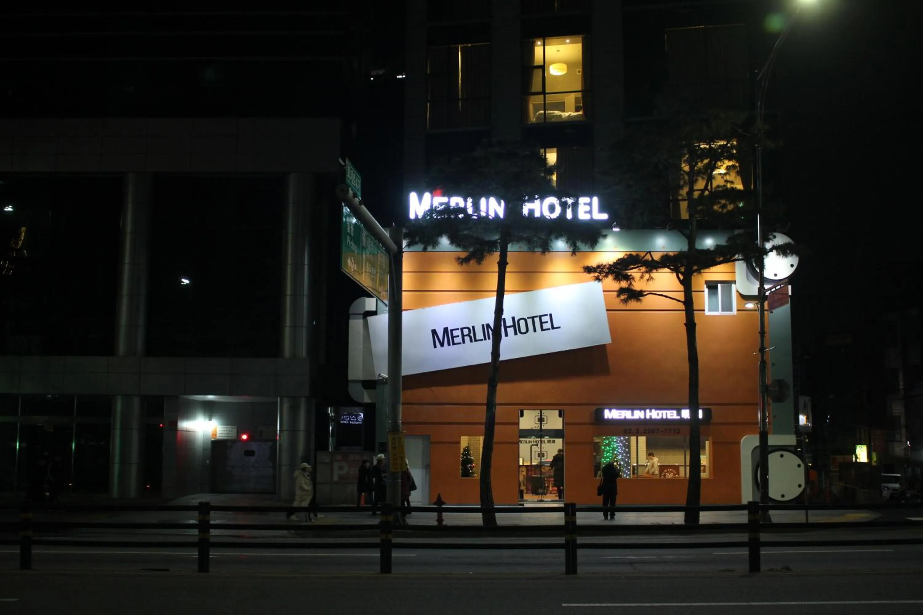 Property building in Myeongdong Merlin Hotel