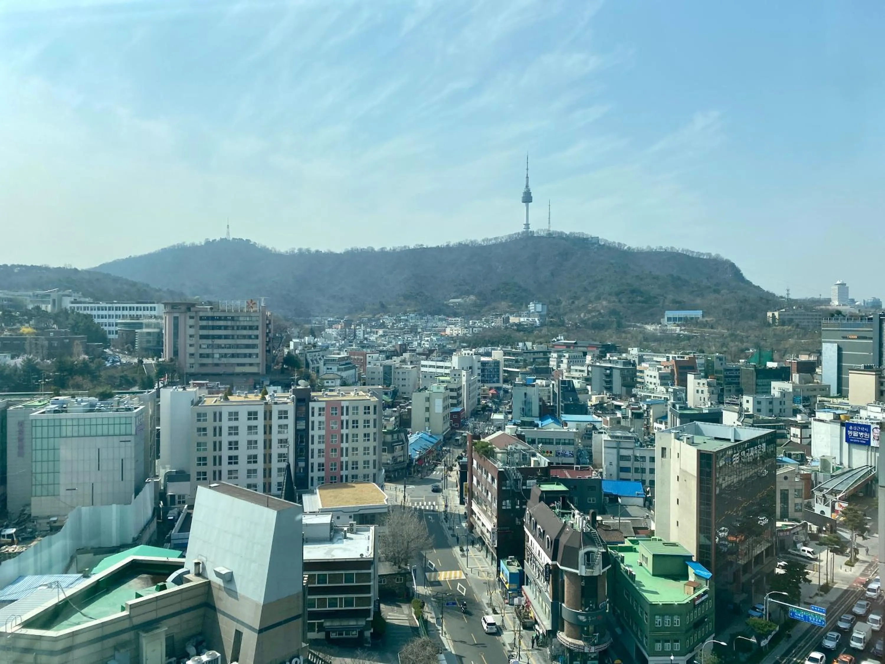 City view in Myeongdong Merlin Hotel