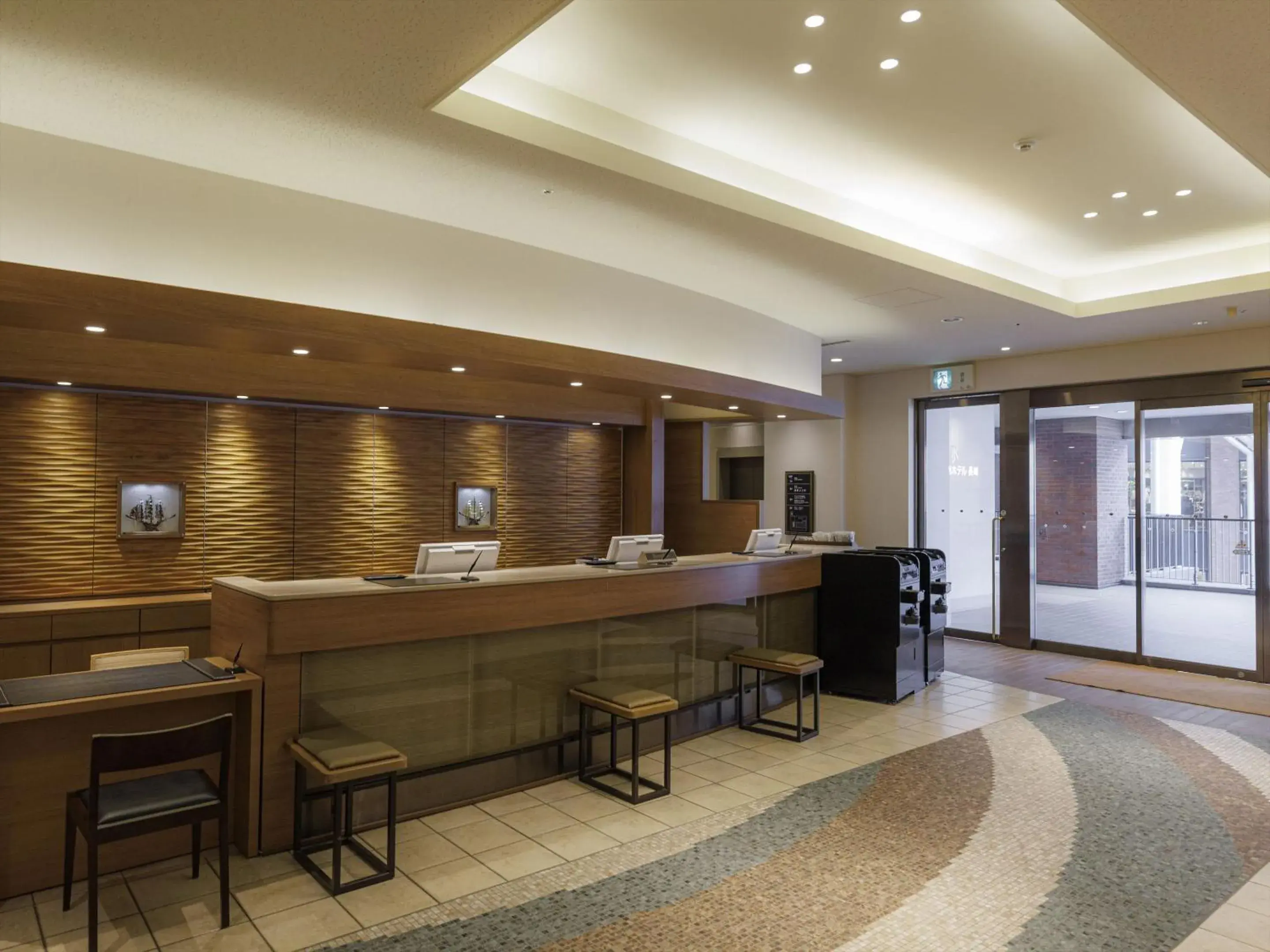 Lobby or reception in JR Kyushu Hotel Nagasaki Lobby or reception in JR Kyushu Hotel Nagasaki