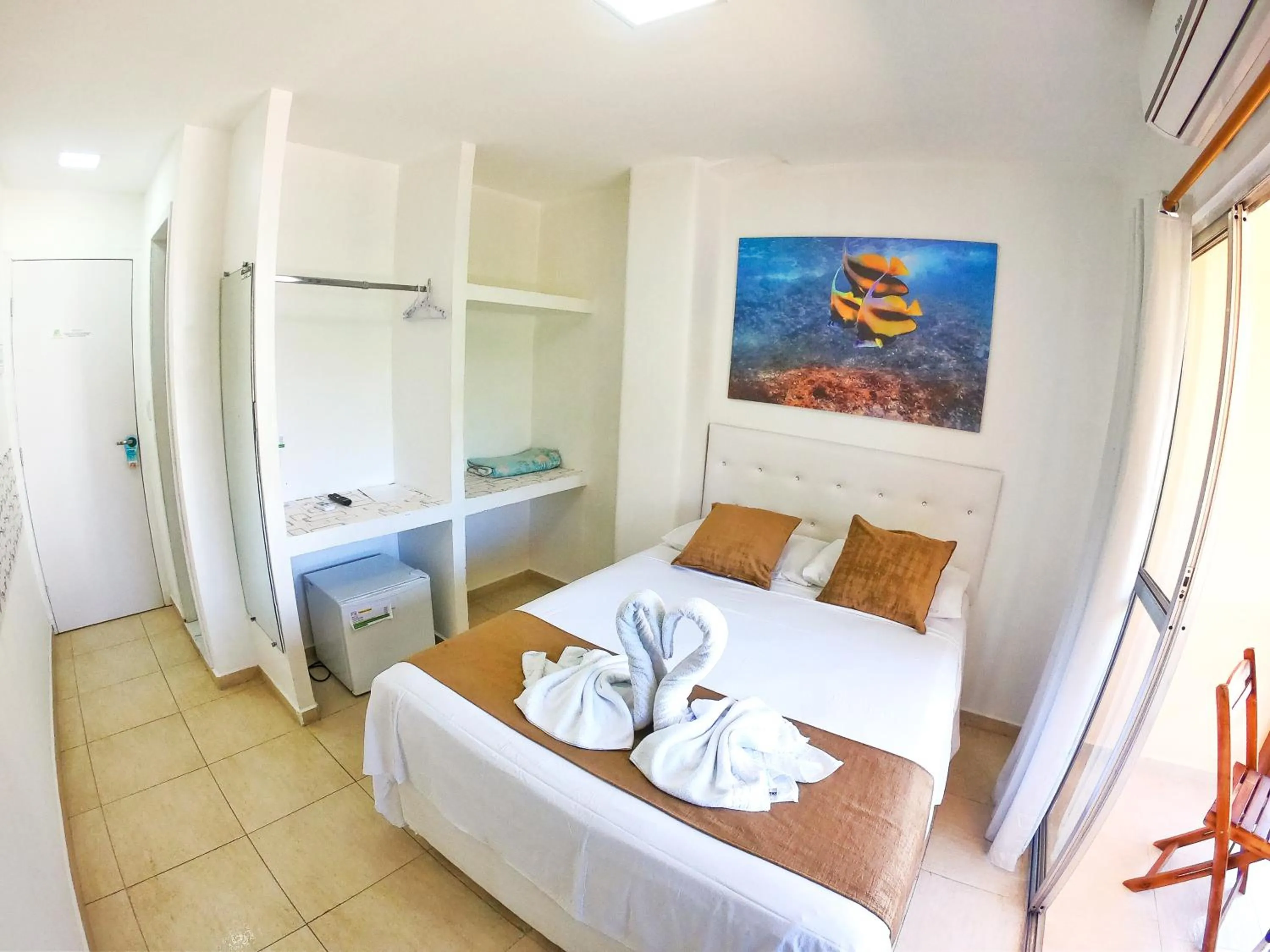 Bed in Pousada Sereia do Porto