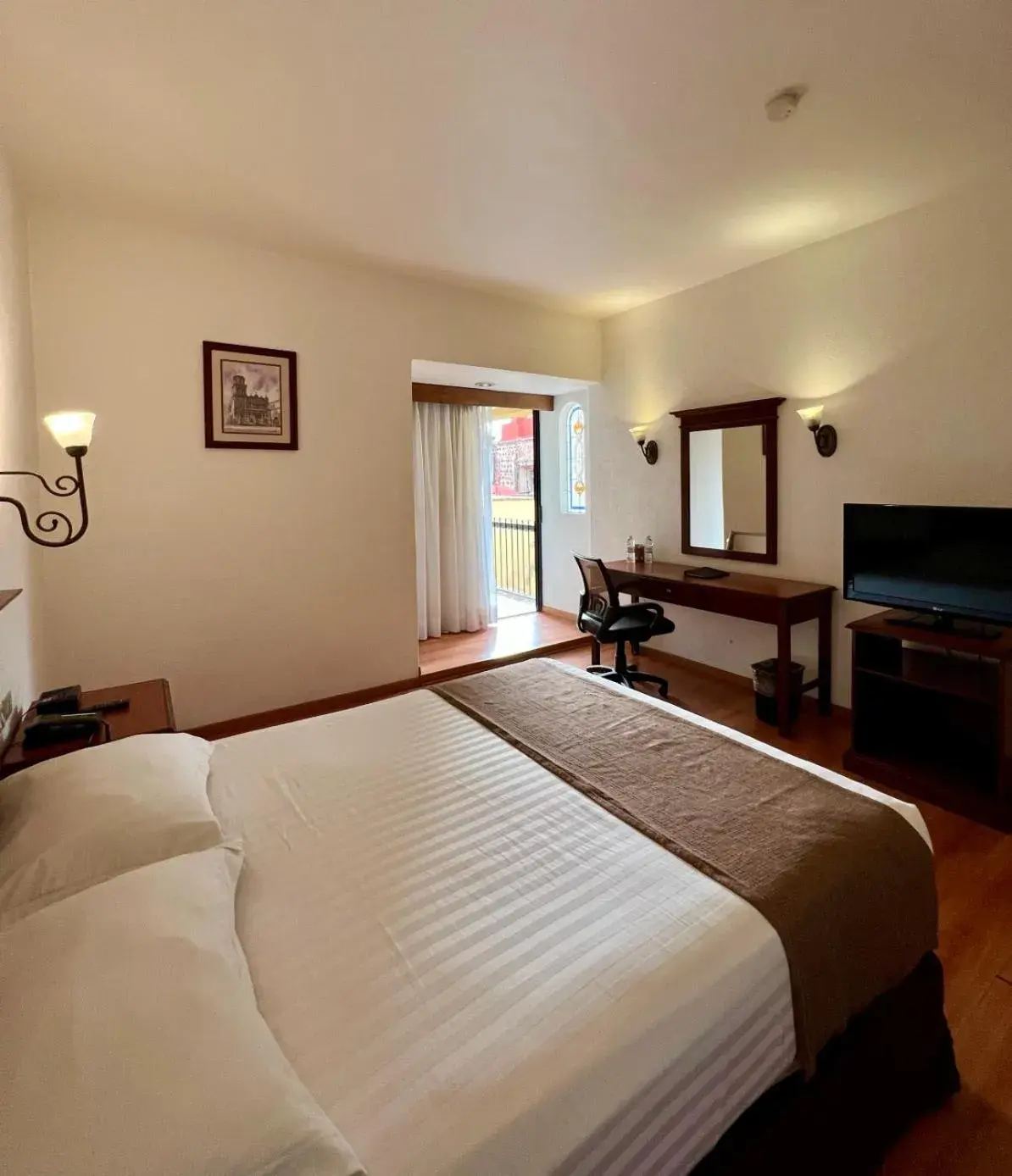 Bed in Hotel de Mendoza Bed in Hotel de Mendoza