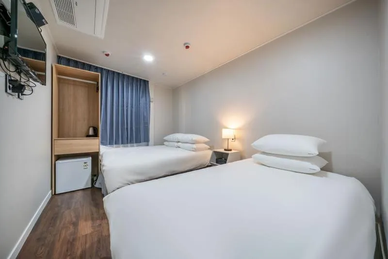 Bed in MAYONE HOTEL Myeongdong
