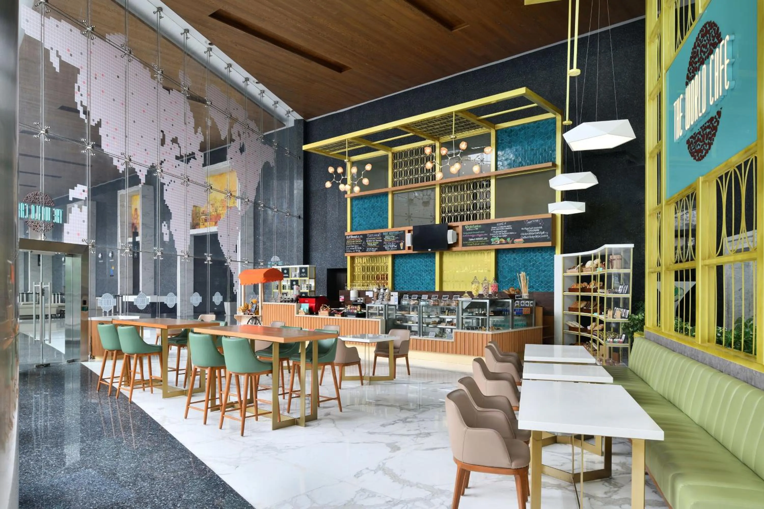 Restaurant/places to eat in Sheraton Grand Bangalore Hotel at Brigade Gateway