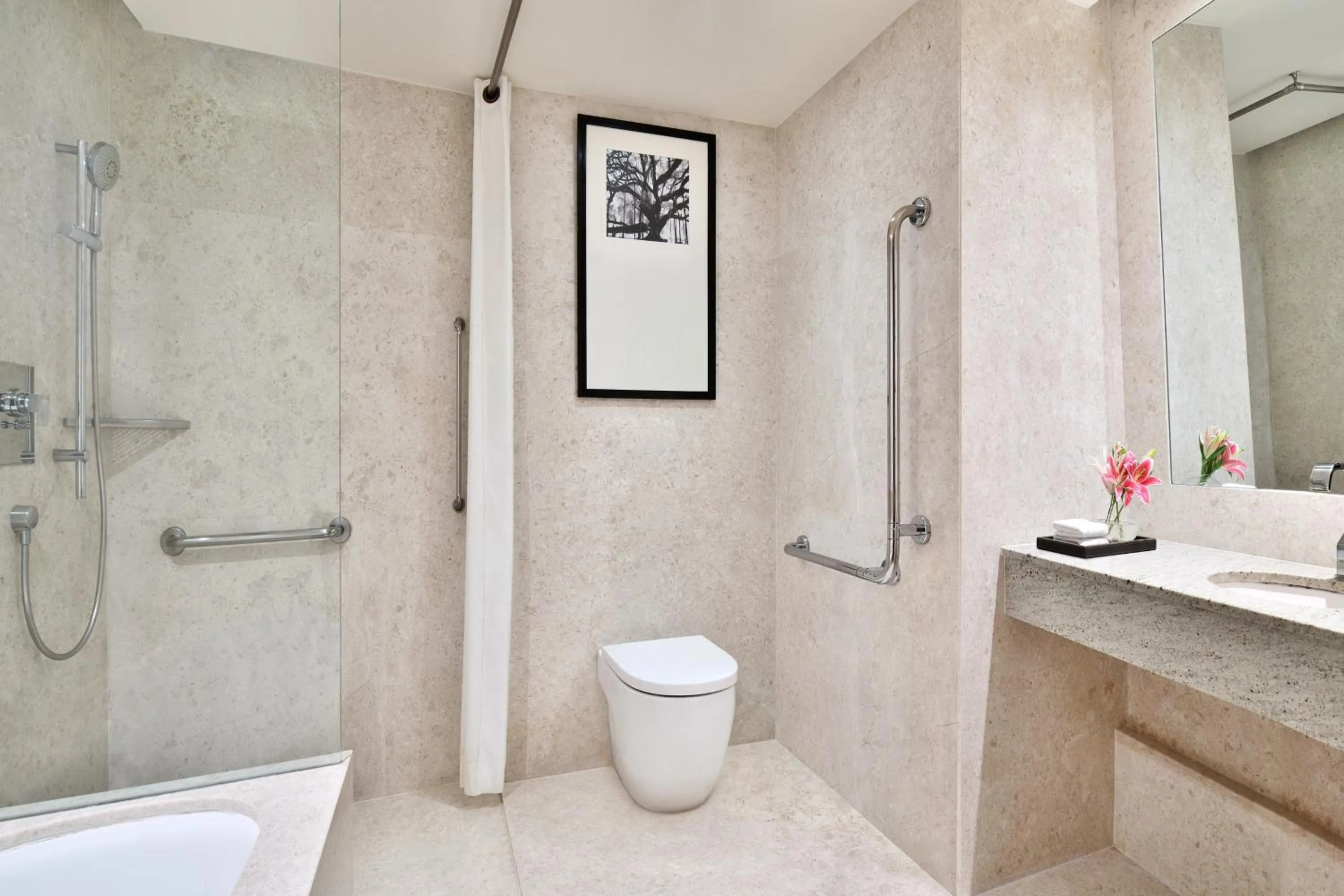 Bathroom in Sheraton Grand Bangalore Hotel at Brigade Gateway