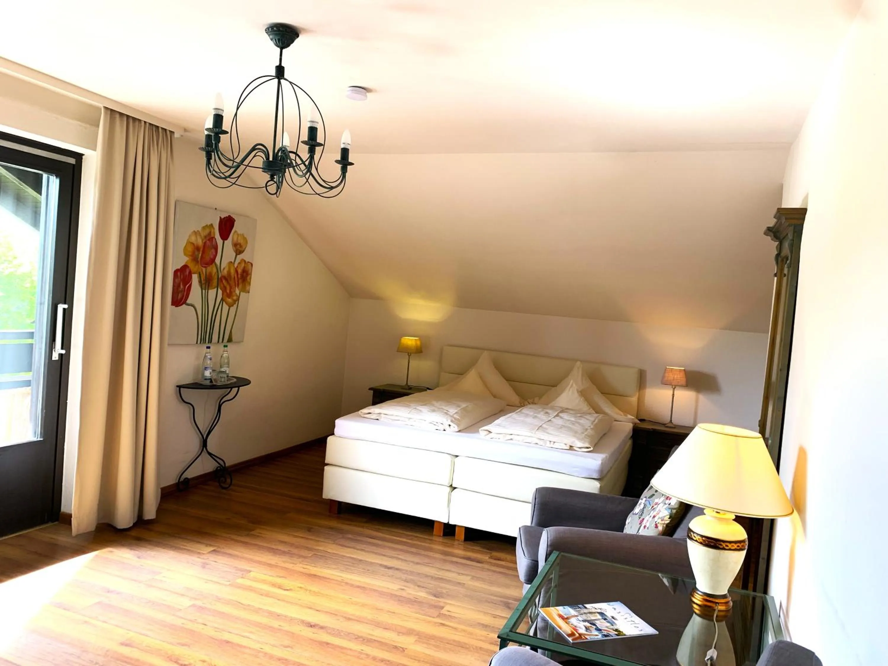 Bedroom, Bed in Hotel garni Bellevue