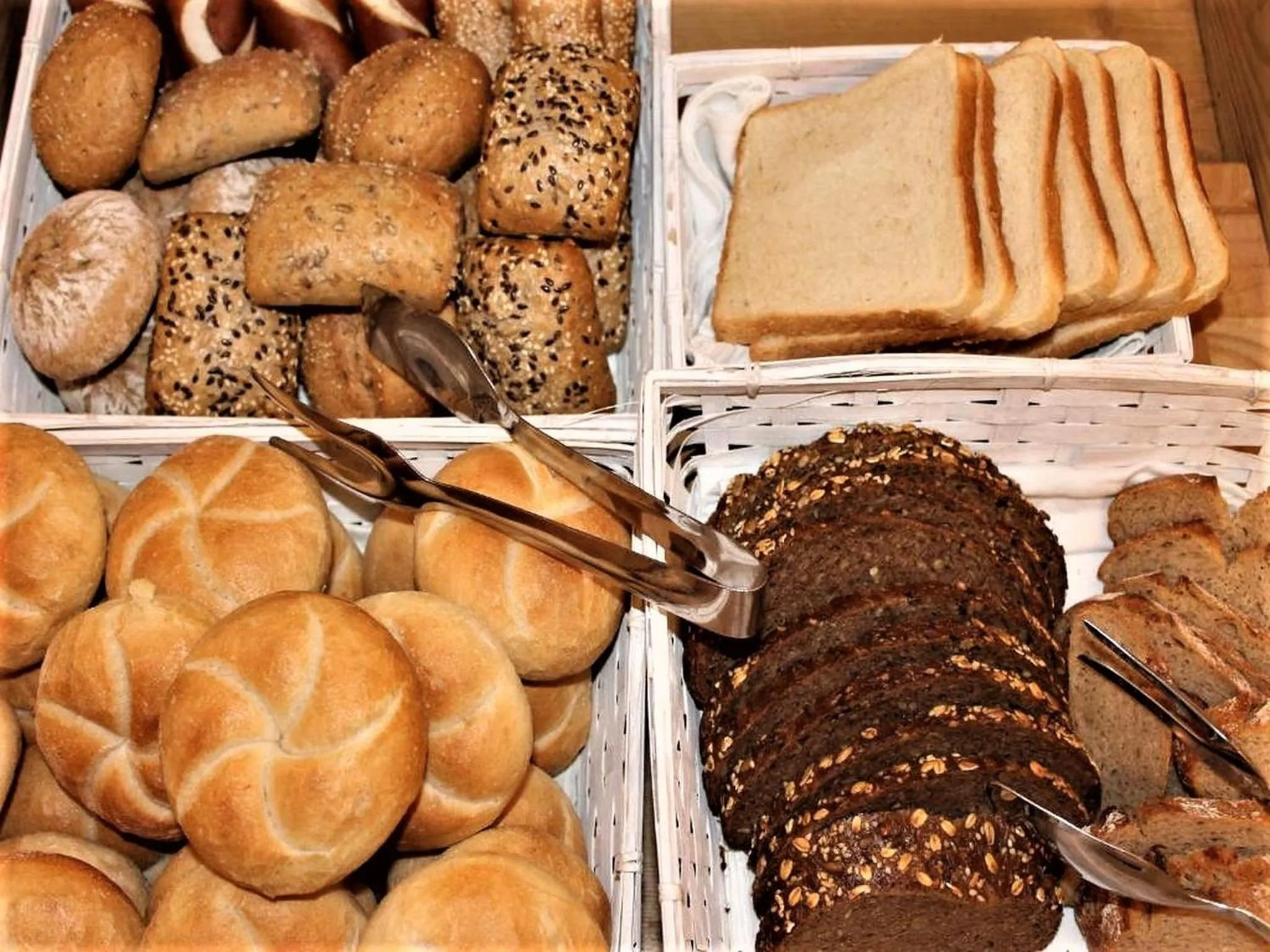 Buffet breakfast in Hotel garni Bellevue