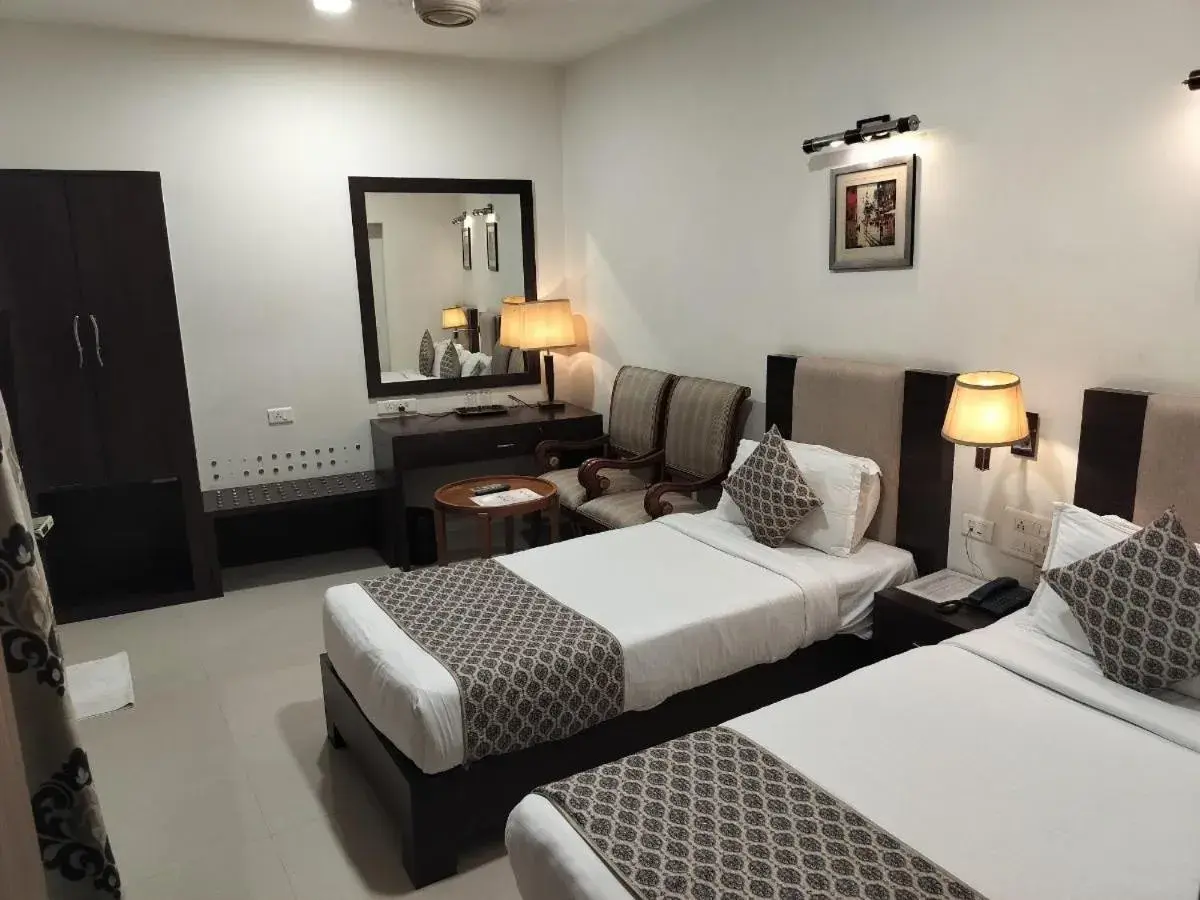 Bed in Hotel Aditya Bed in Hotel Aditya