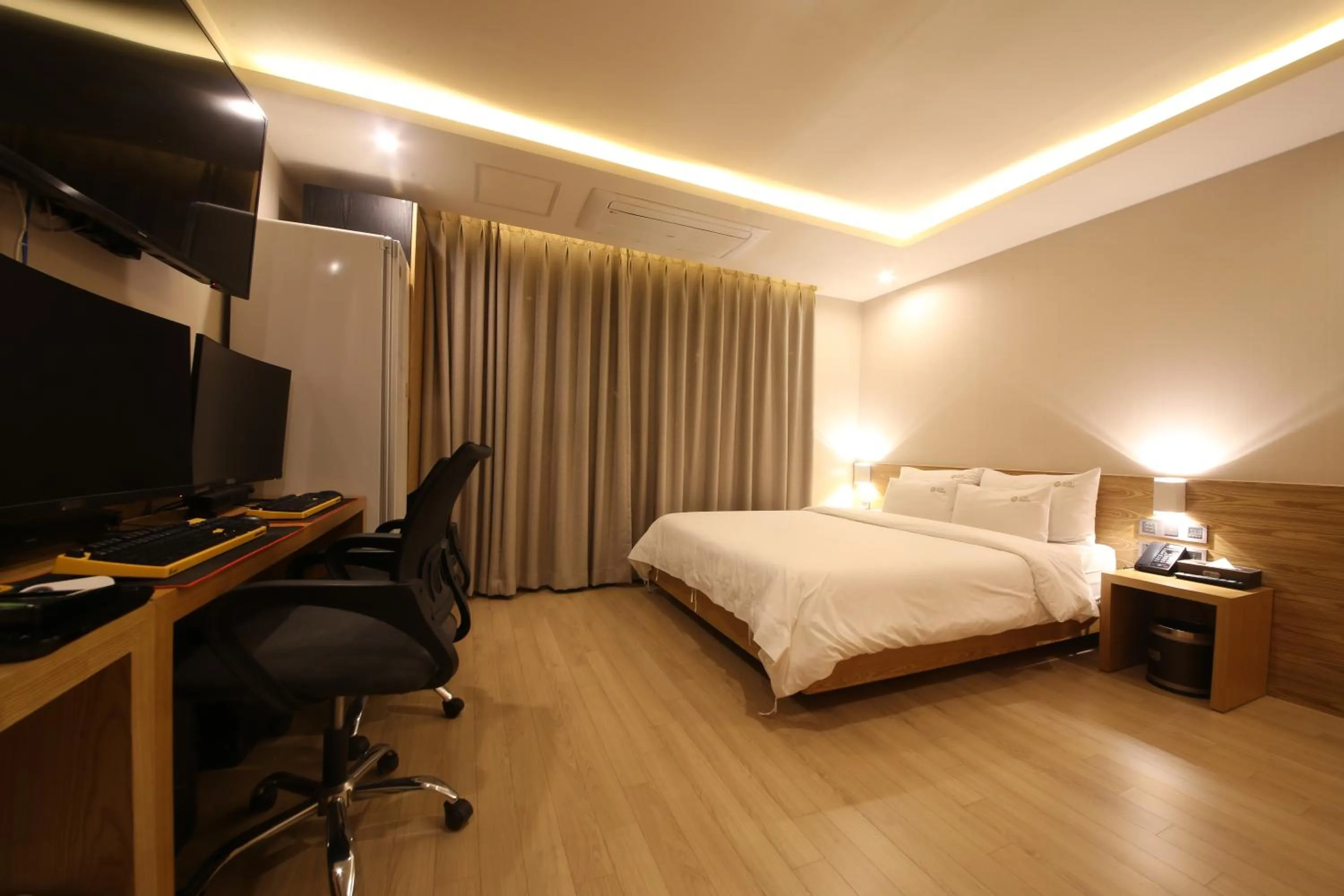 Bed in Hotel Prima Busan