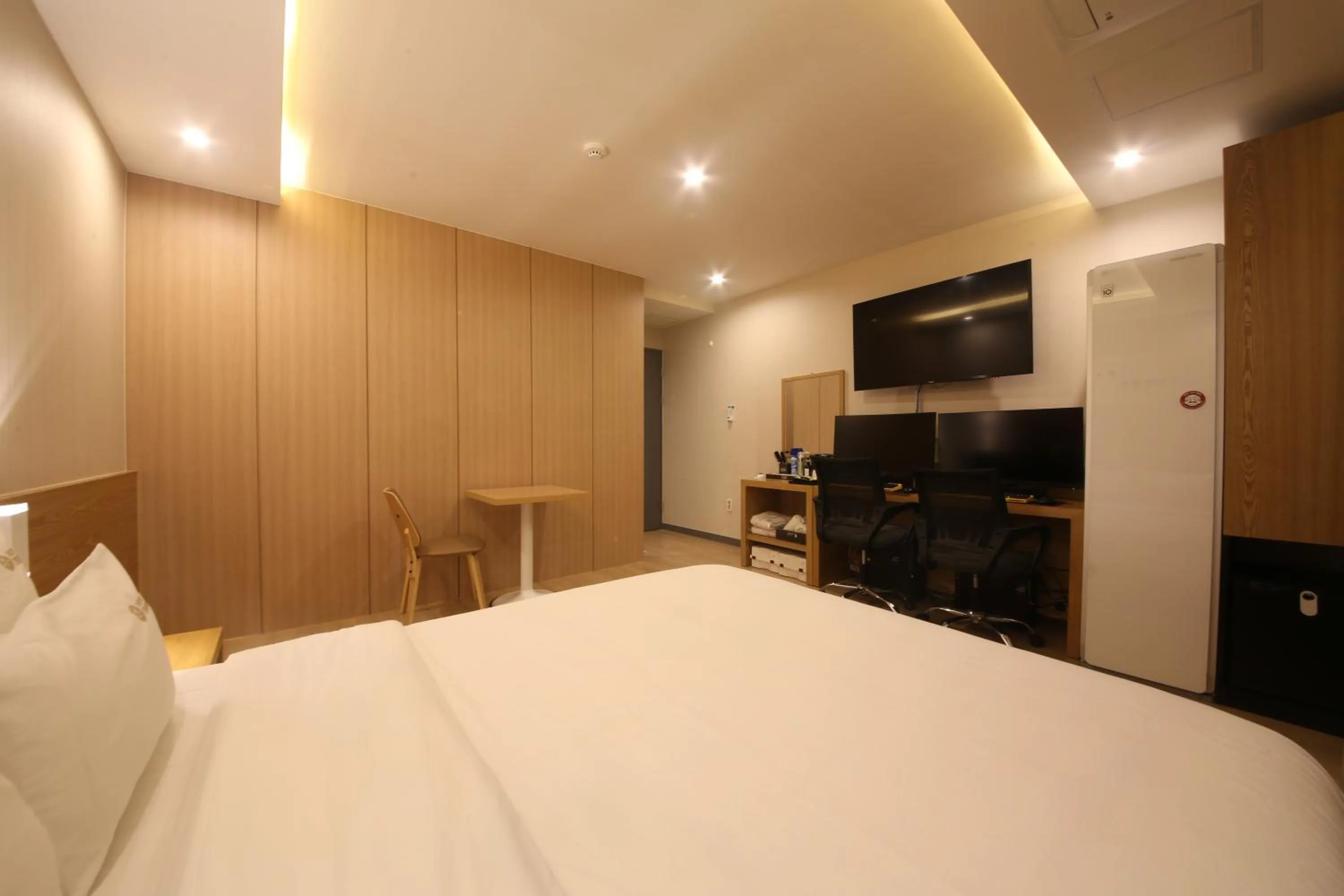 Bed in Hotel Prima Busan