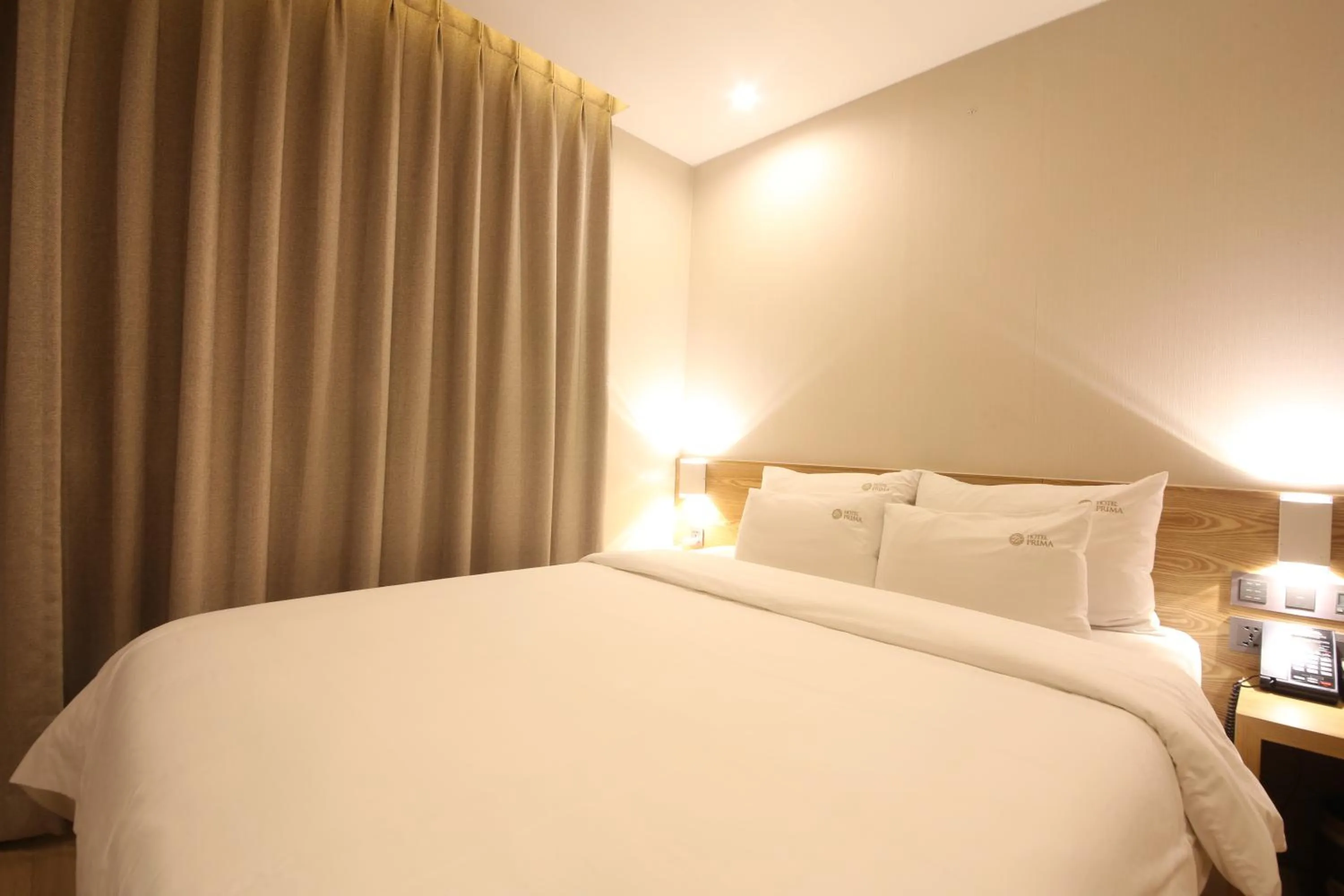 Bed in Hotel Prima Busan