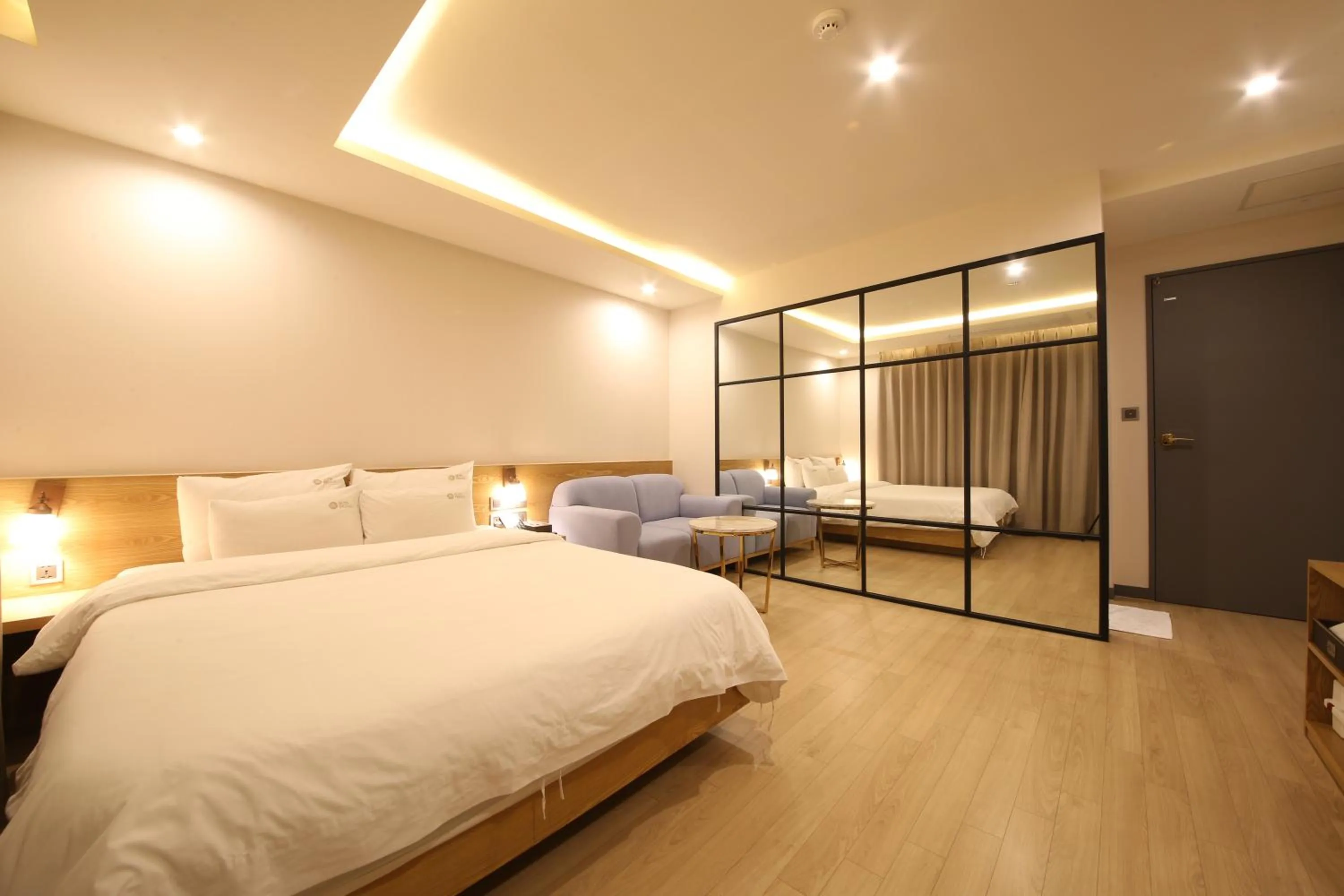 Bed in Hotel Prima Busan