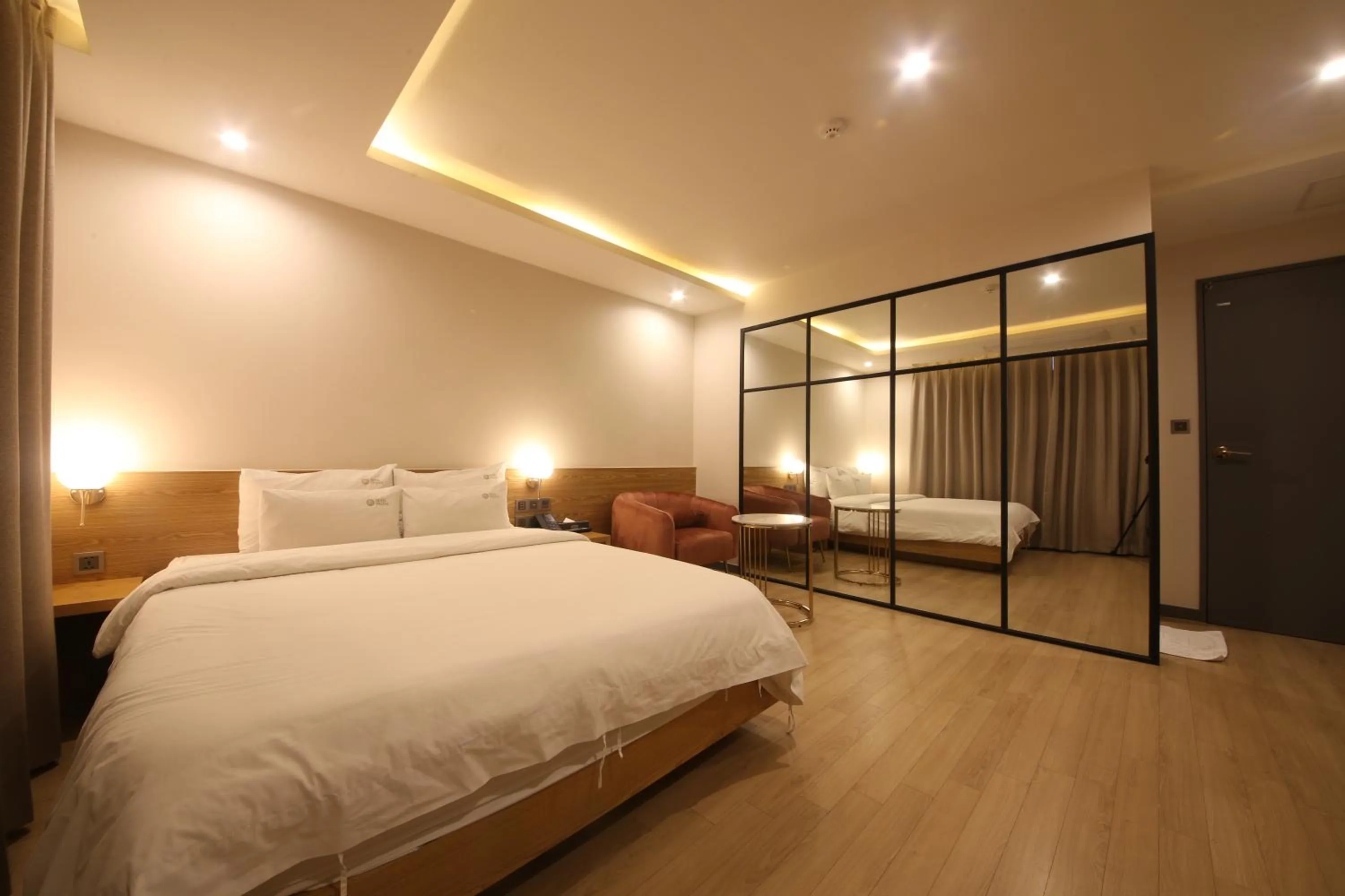 Bed in Hotel Prima Busan