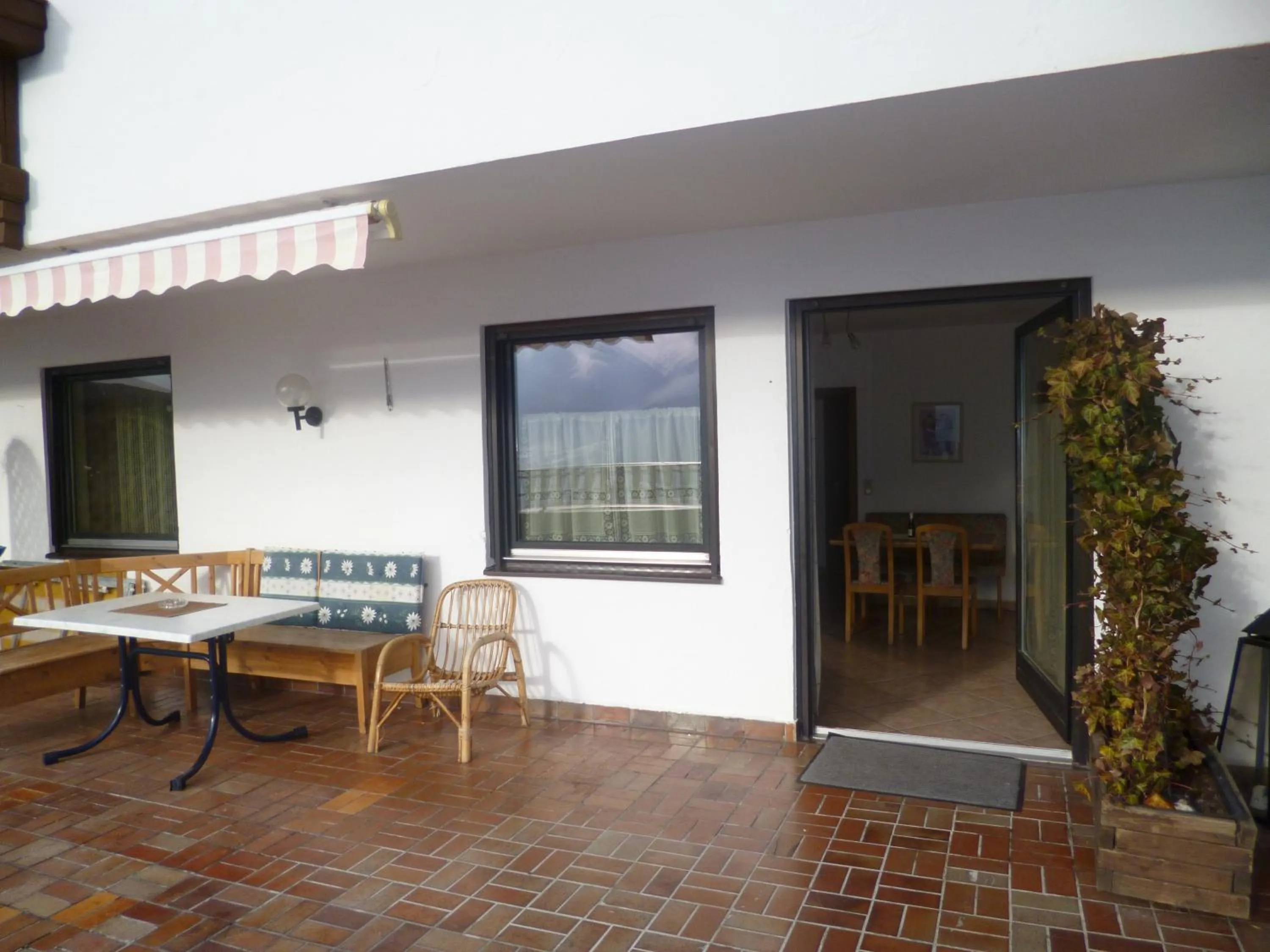 Balcony/Terrace in Landhaus Birgit