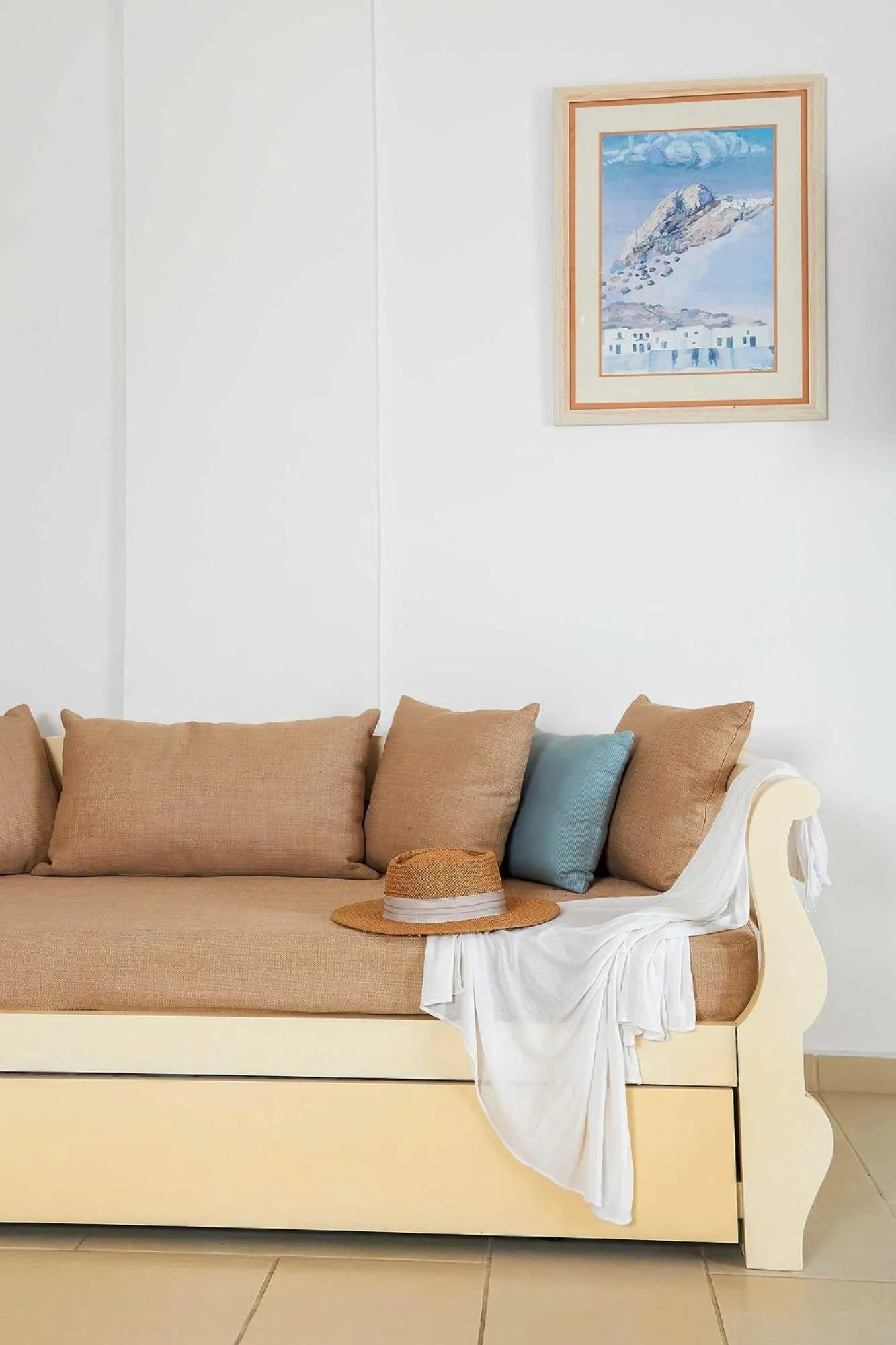 Seating area in Perigiali