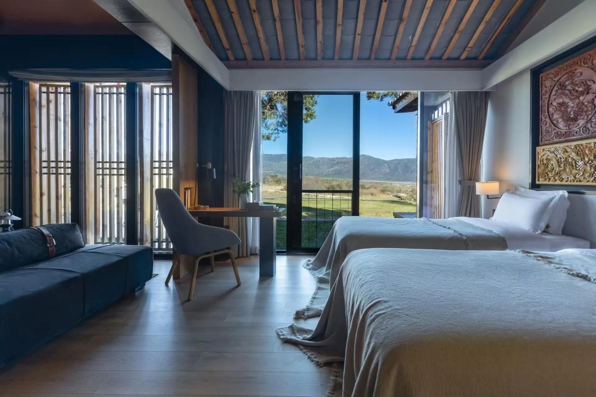 Bed in The Rock Hotel