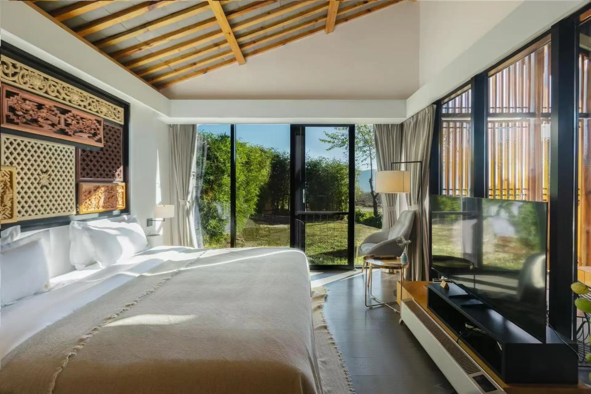 Bed in The Rock Hotel