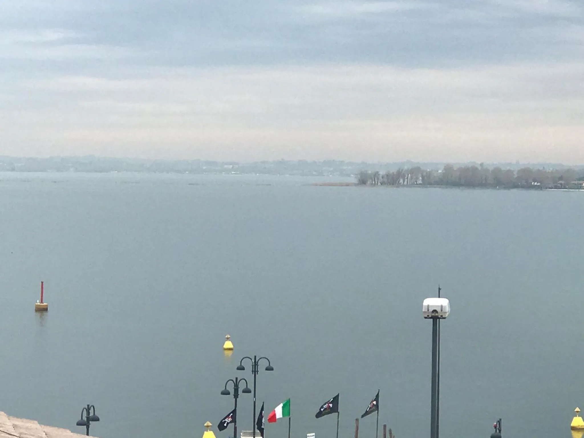 Lake view in Hotel Villa Rosa