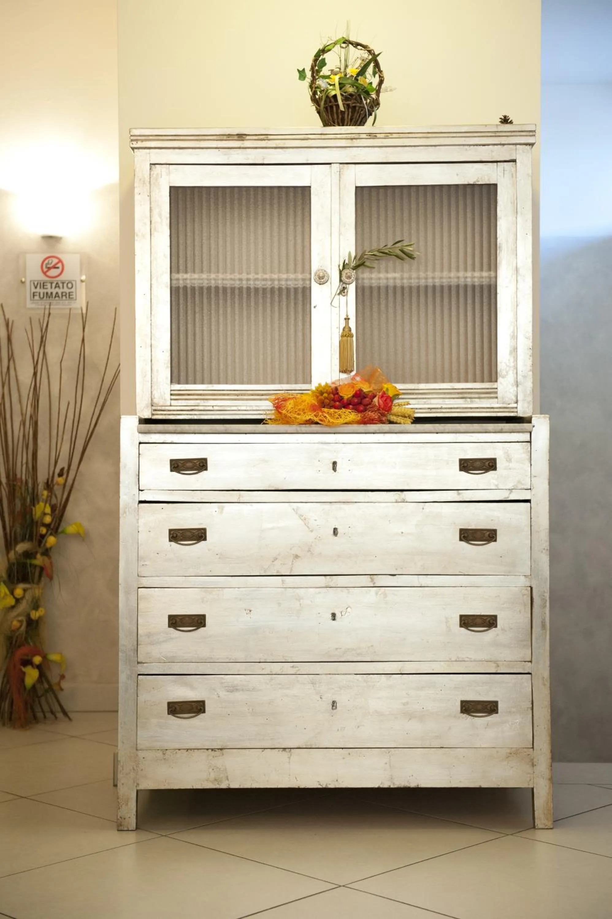 Decorative detail in Hotel Villa Rosa