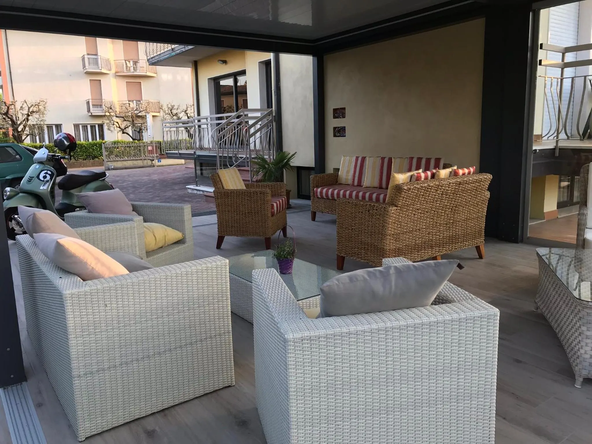 Balcony/Terrace in Hotel Villa Rosa