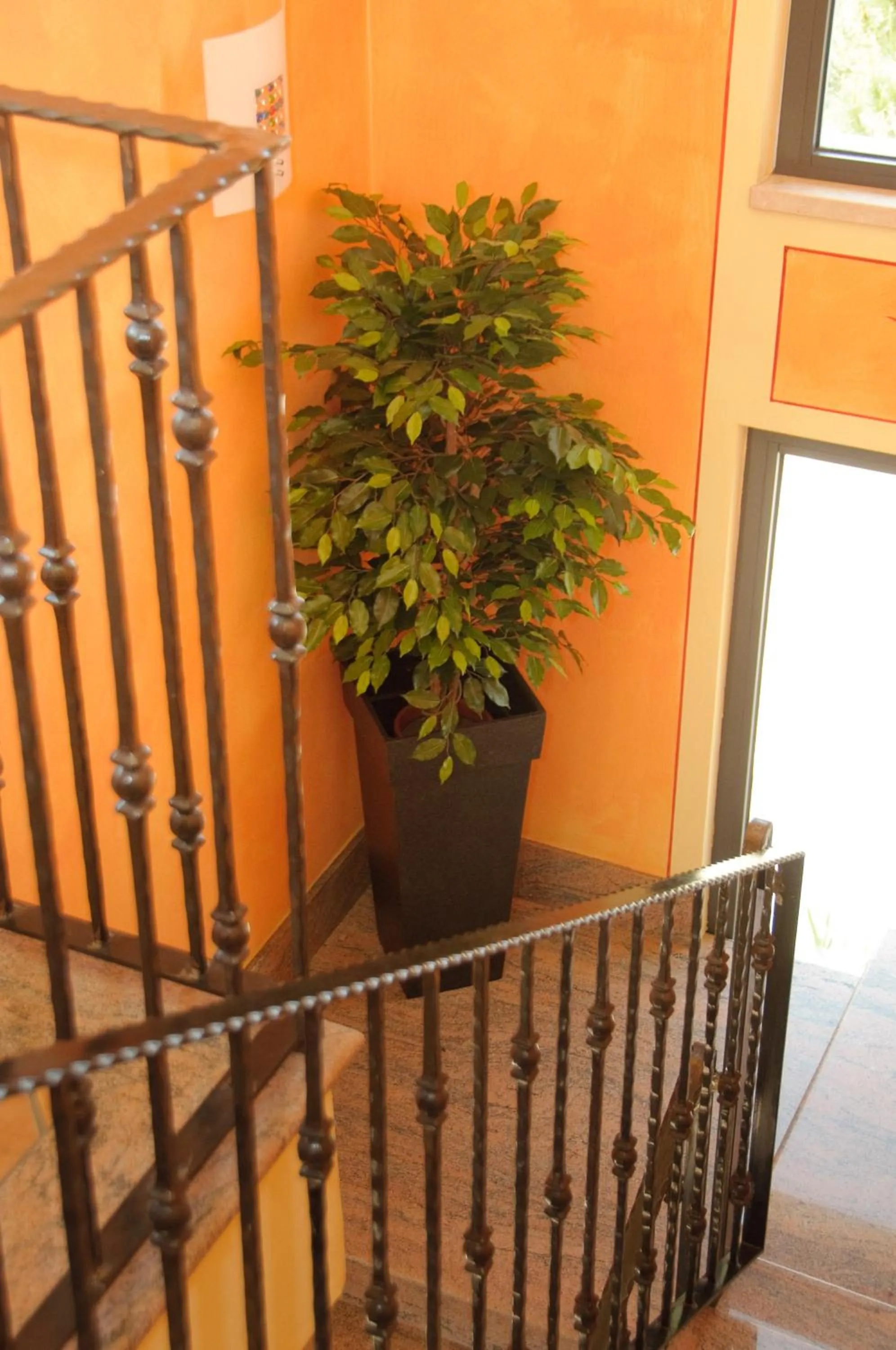 Decorative detail in Hotel Villa Rosa