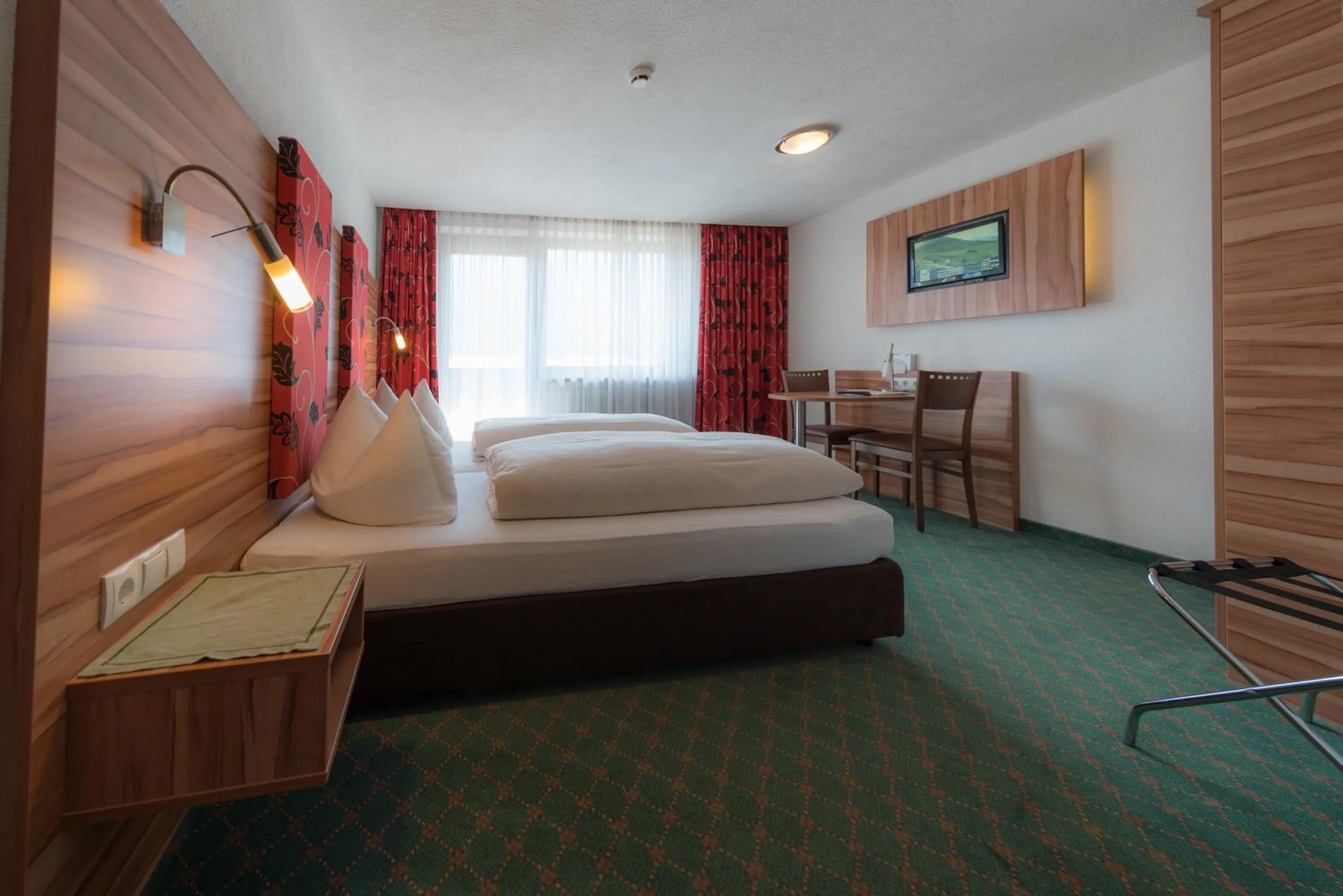 Bed in Gasthof Pension Alpenblick