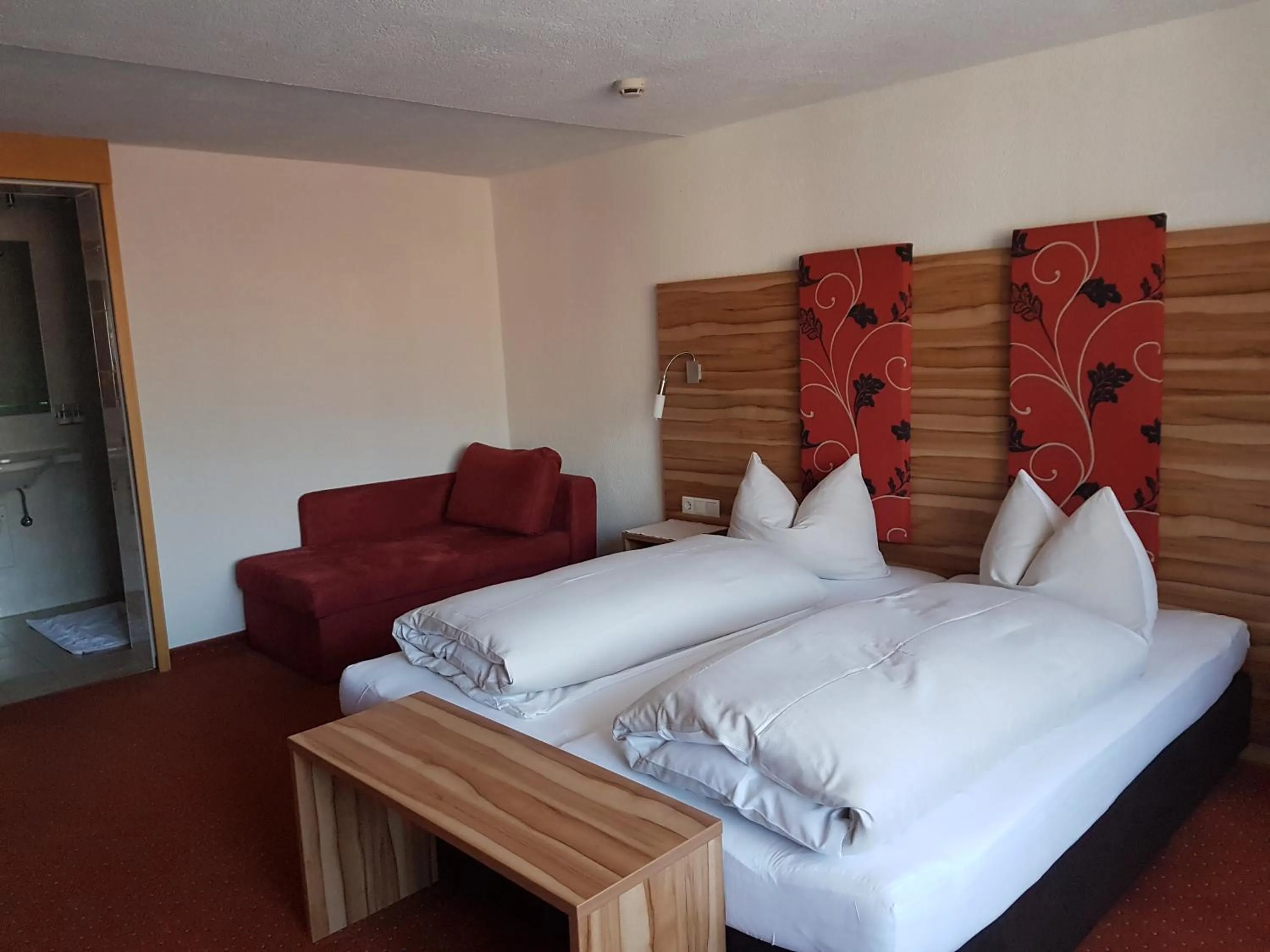 Bed in Gasthof Pension Alpenblick