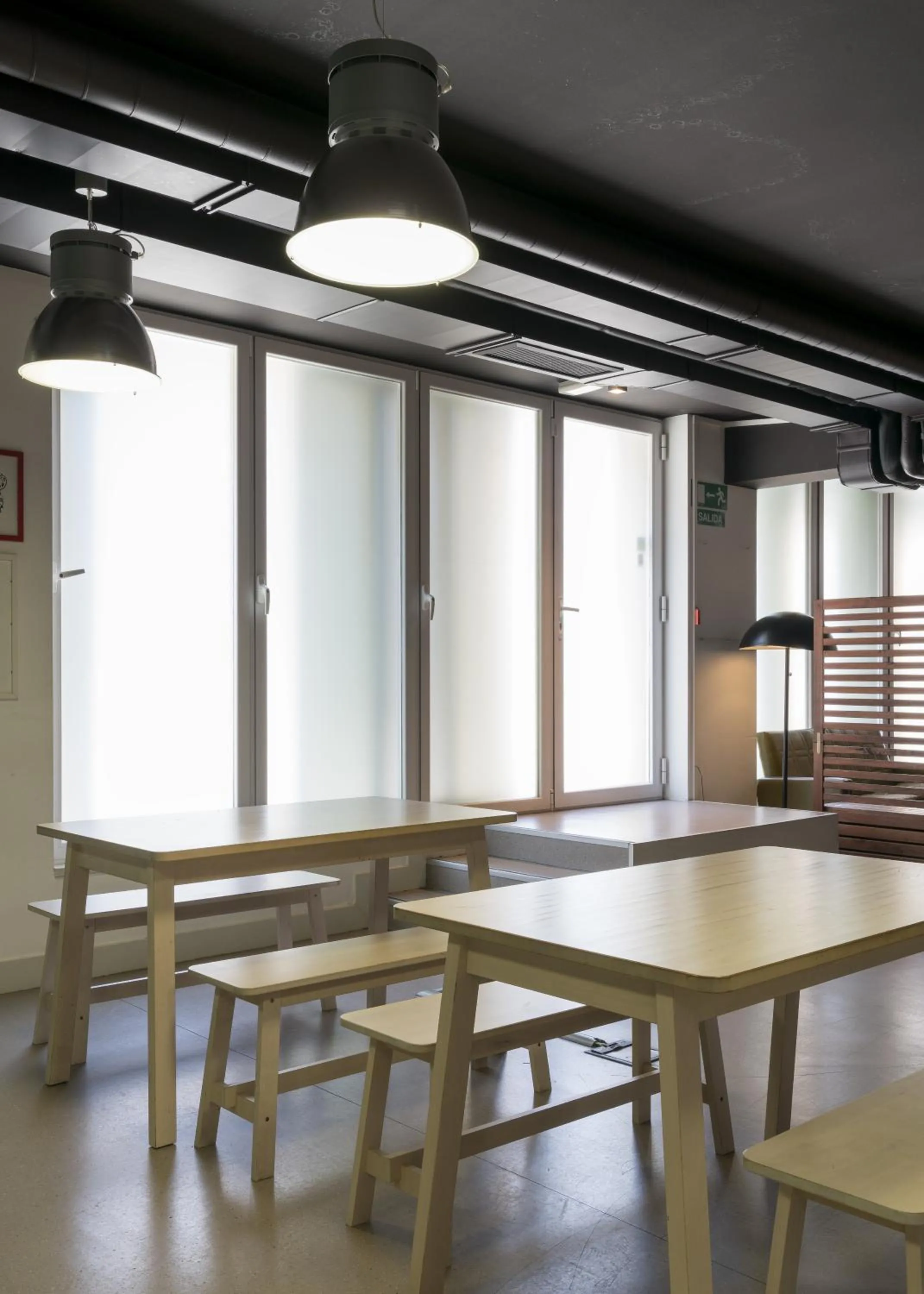 Dining area in Ganbara Hostel - Self Check In