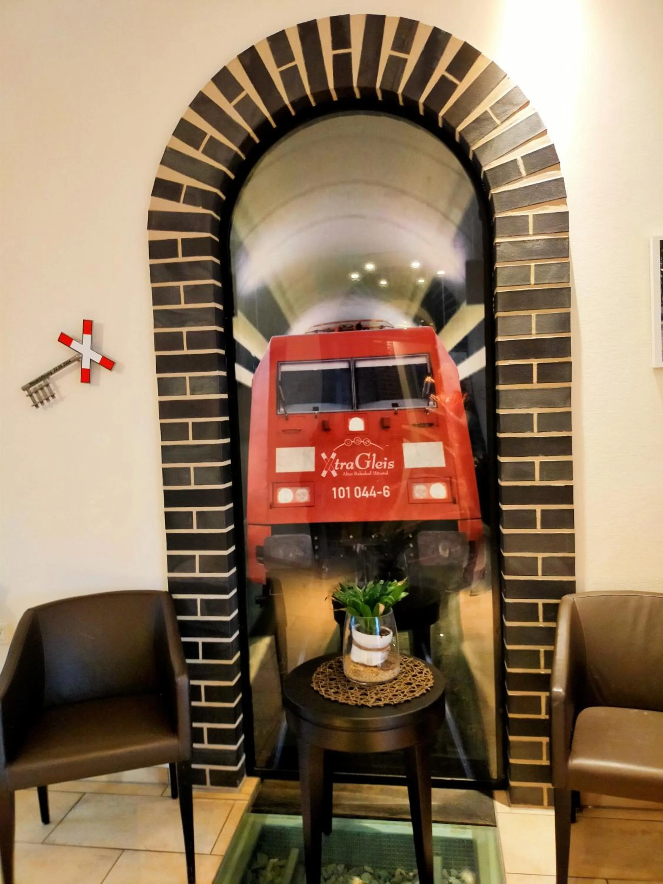 Lobby or reception in Hotel Xtra Gleis