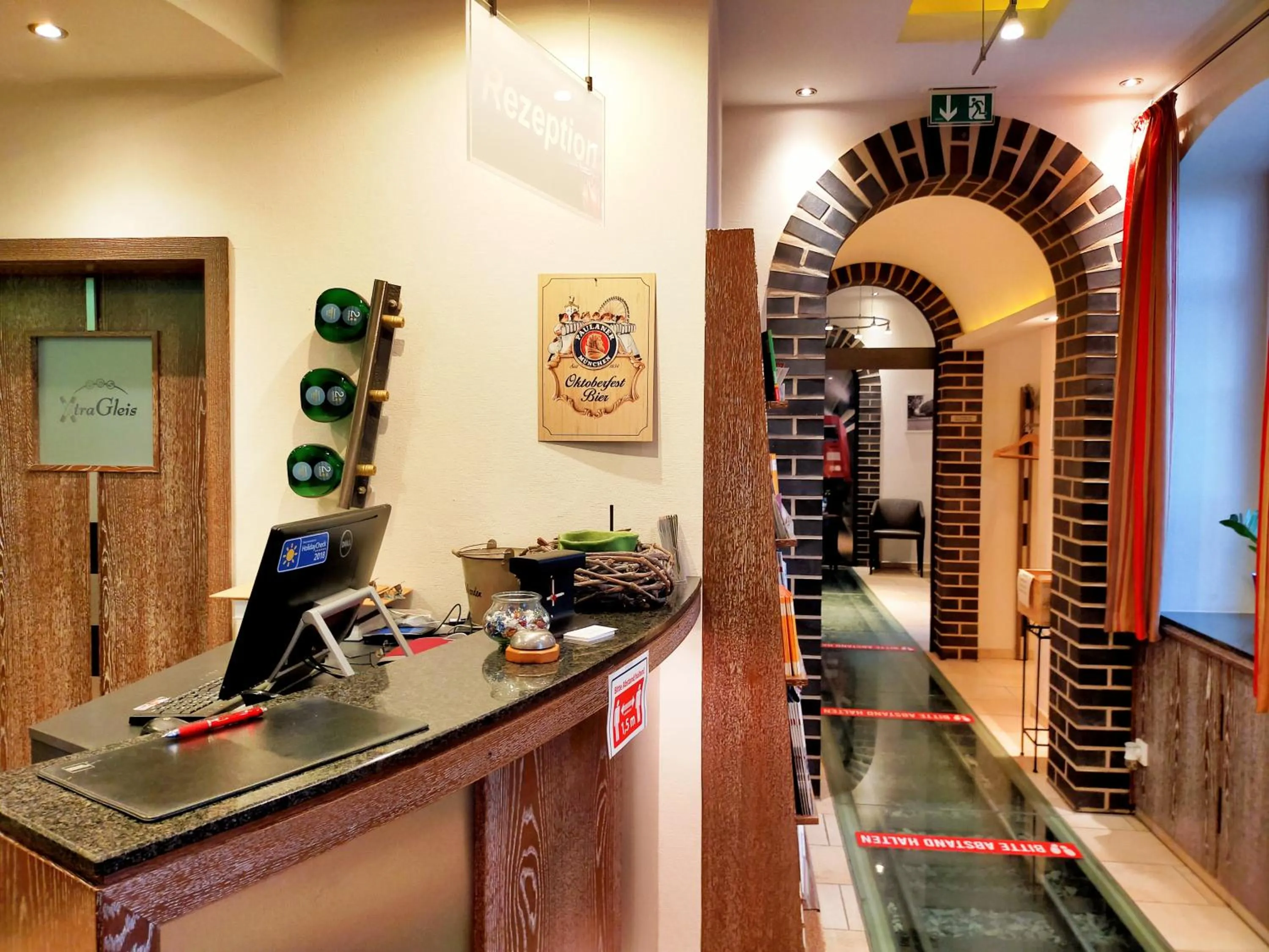 Lobby or reception in Hotel Xtra Gleis