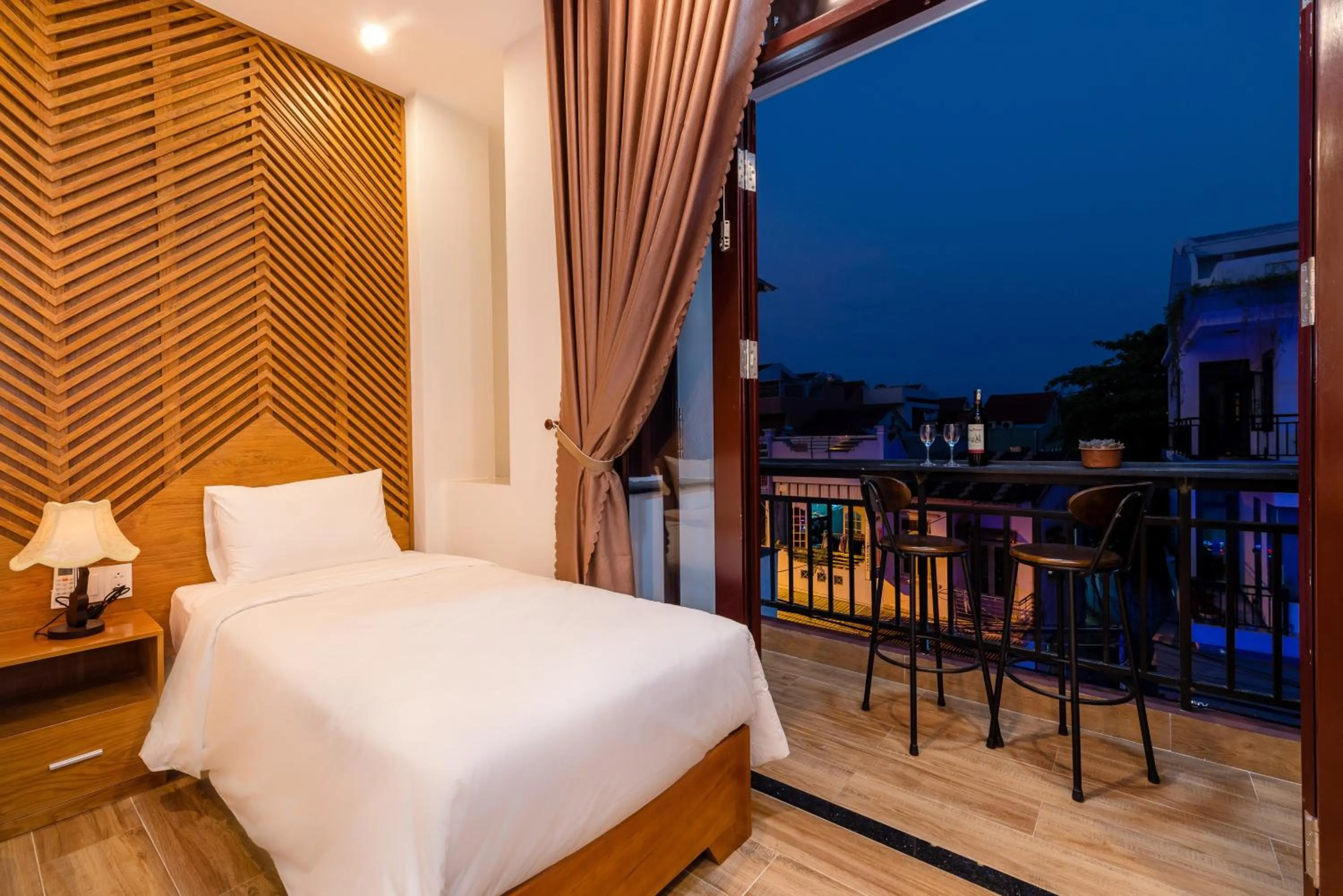 Balcony/Terrace, Bed in Phong Phu Villa Hoi An