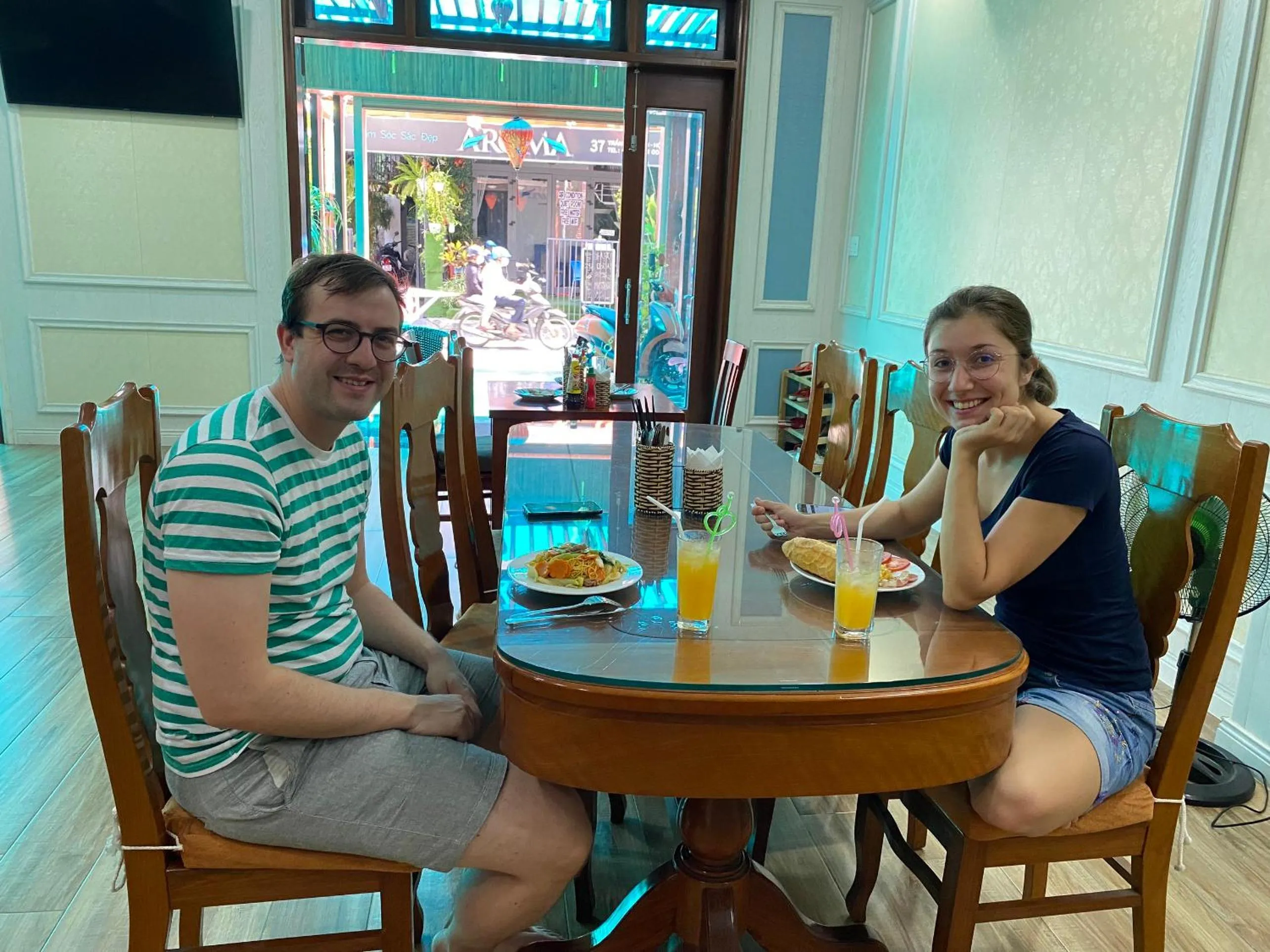 group of guests in Phong Phu Villa Hoi An