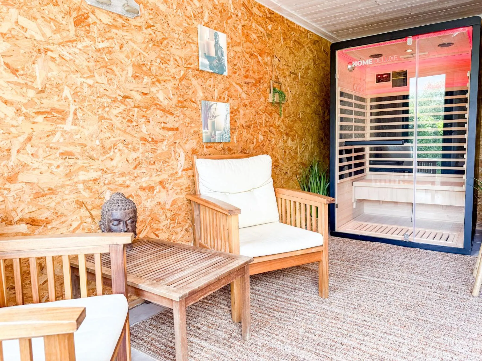 Sauna in Domaine du Grenier