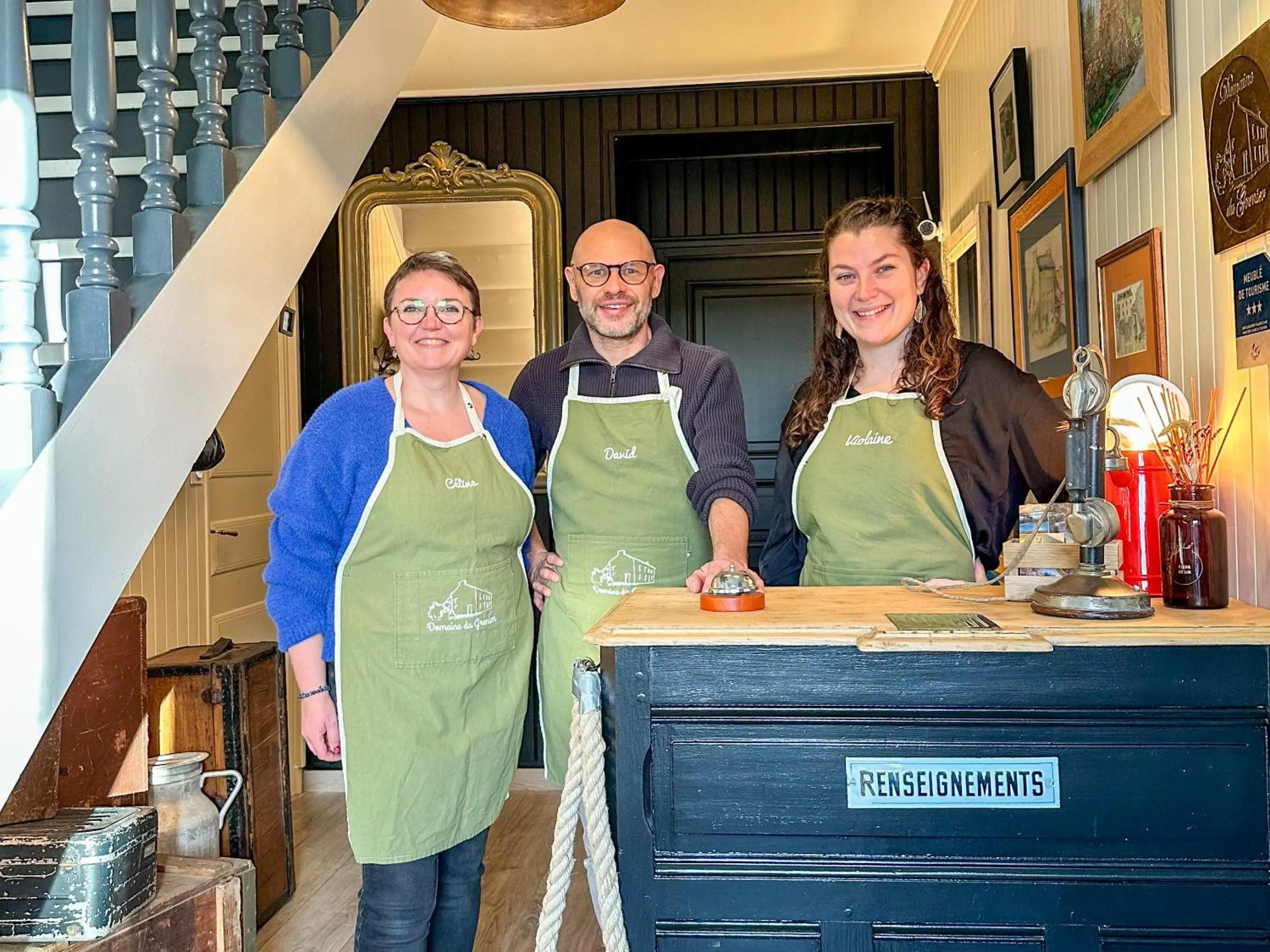 Staff in Domaine du Grenier