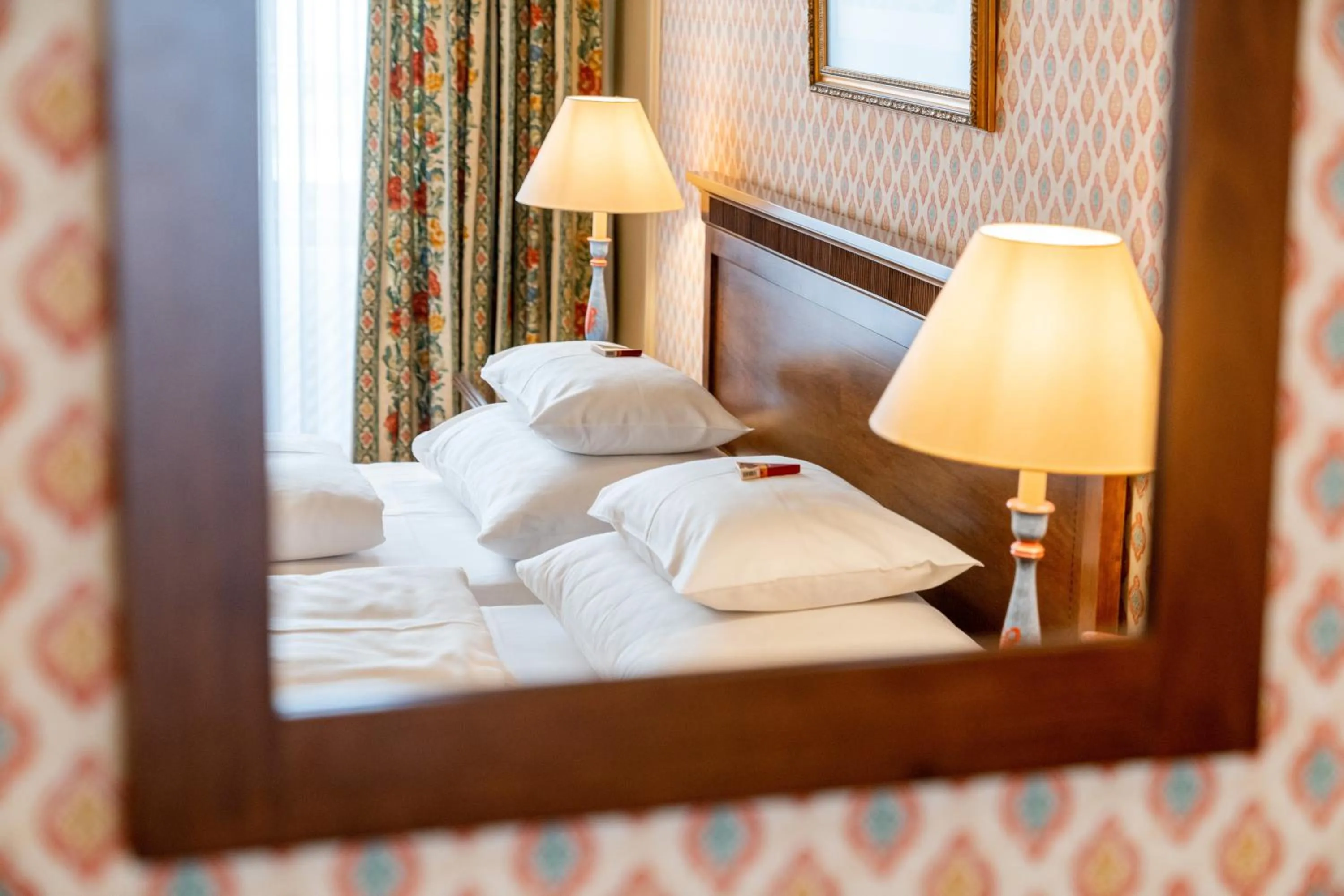 Bed in Hotel König von Ungarn