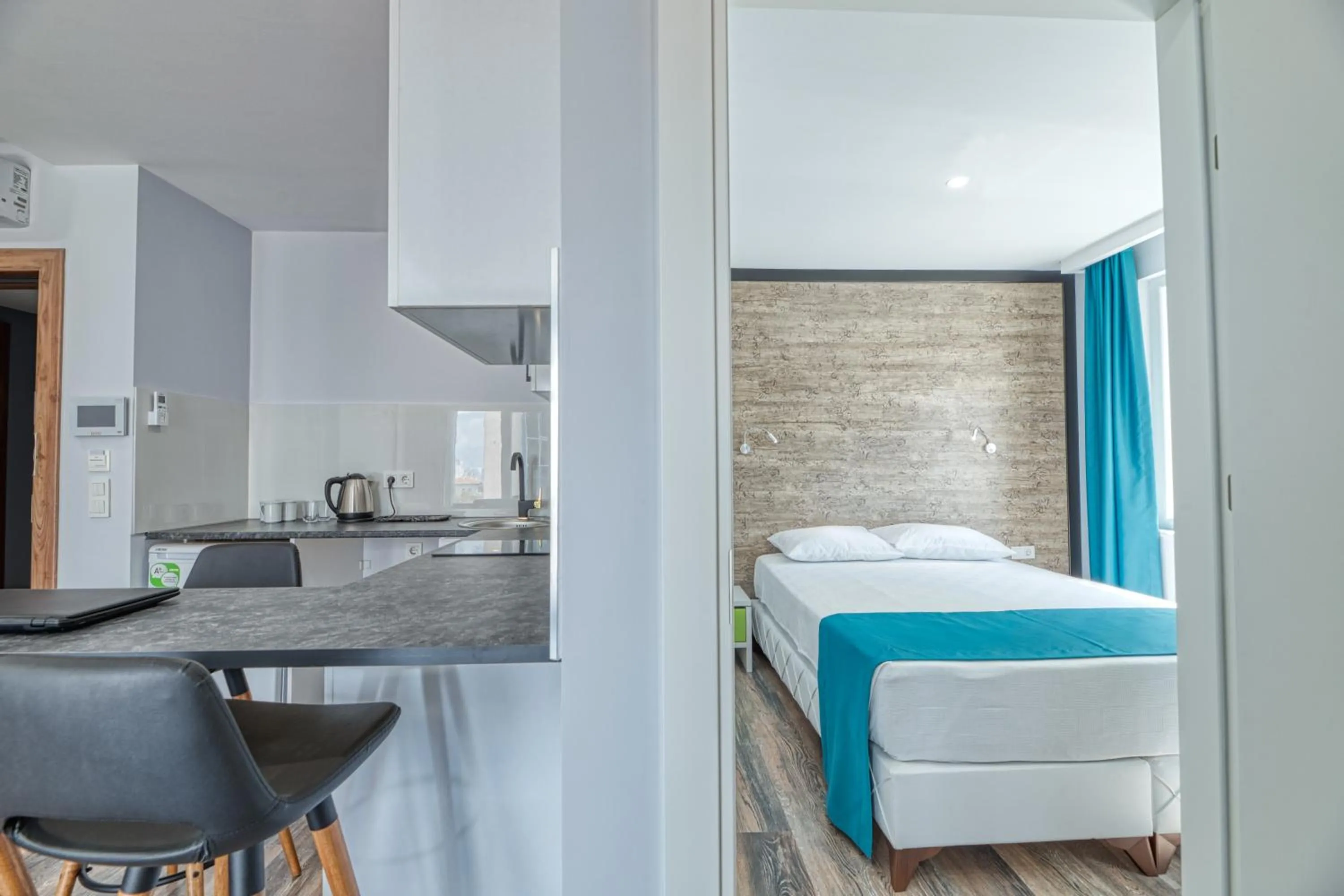 Bed in Grisverde Suites