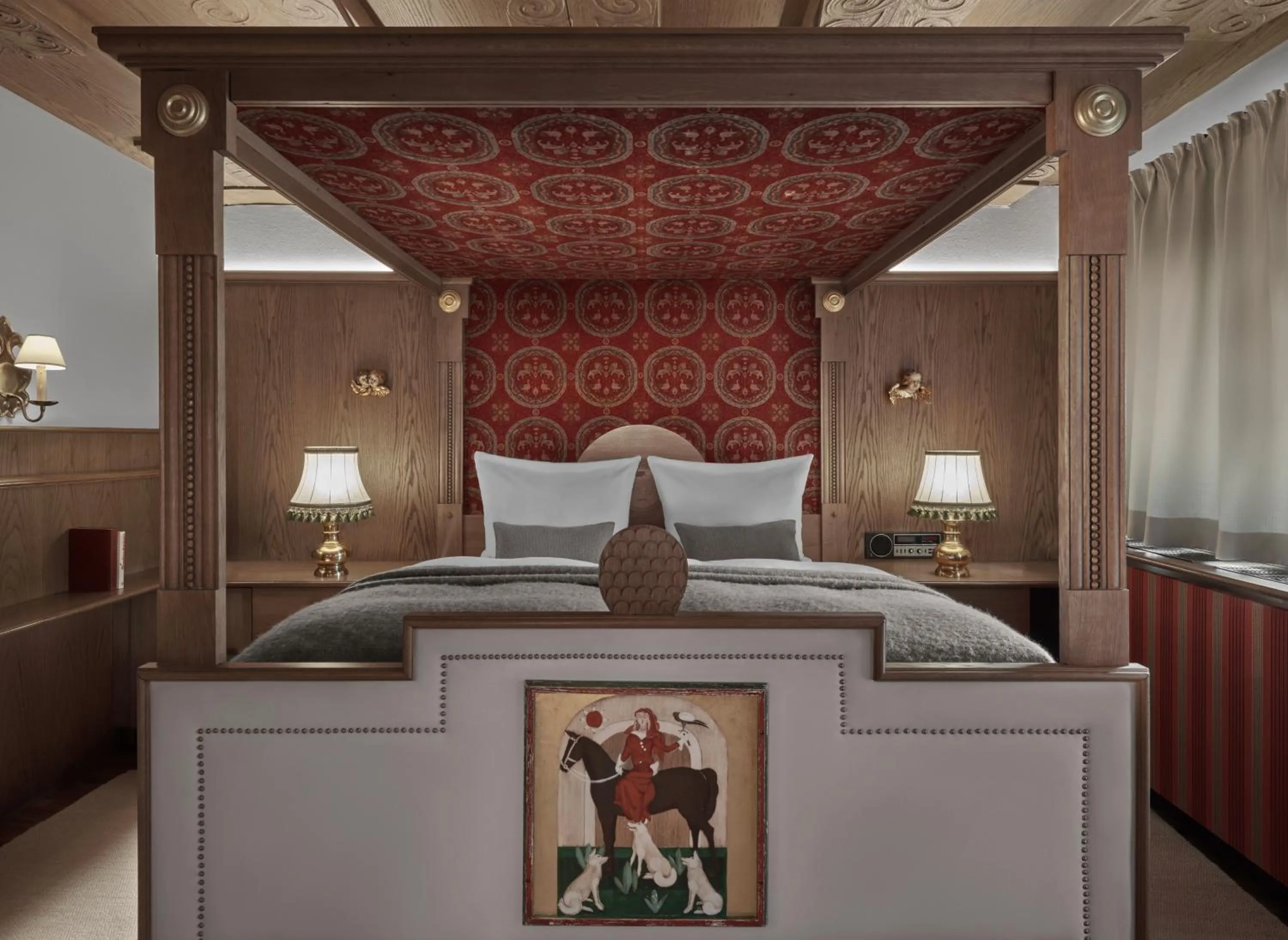 Bed in Hotel Goldener Greif