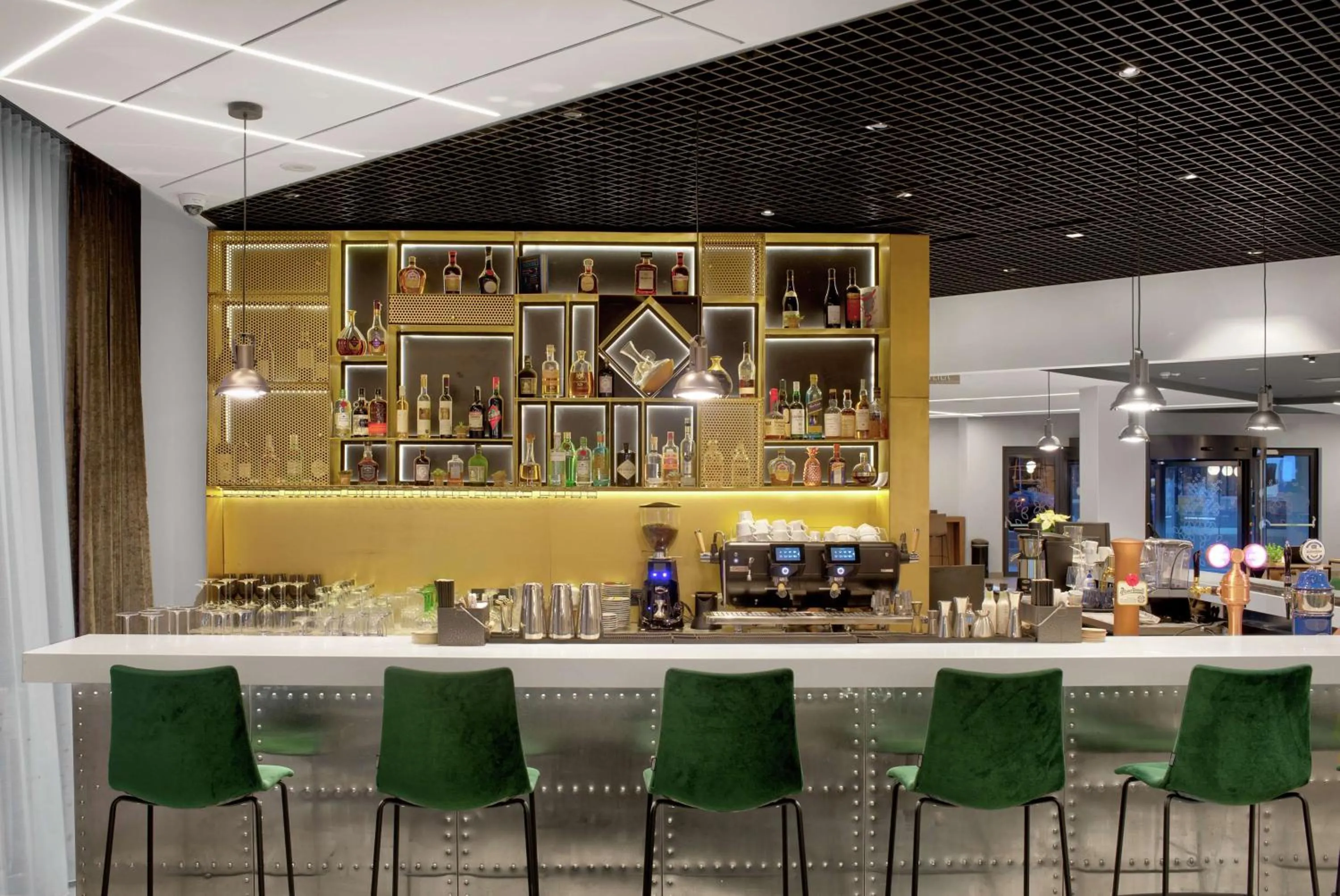 Lobby or reception in Hilton Garden Inn Bucharest Airport