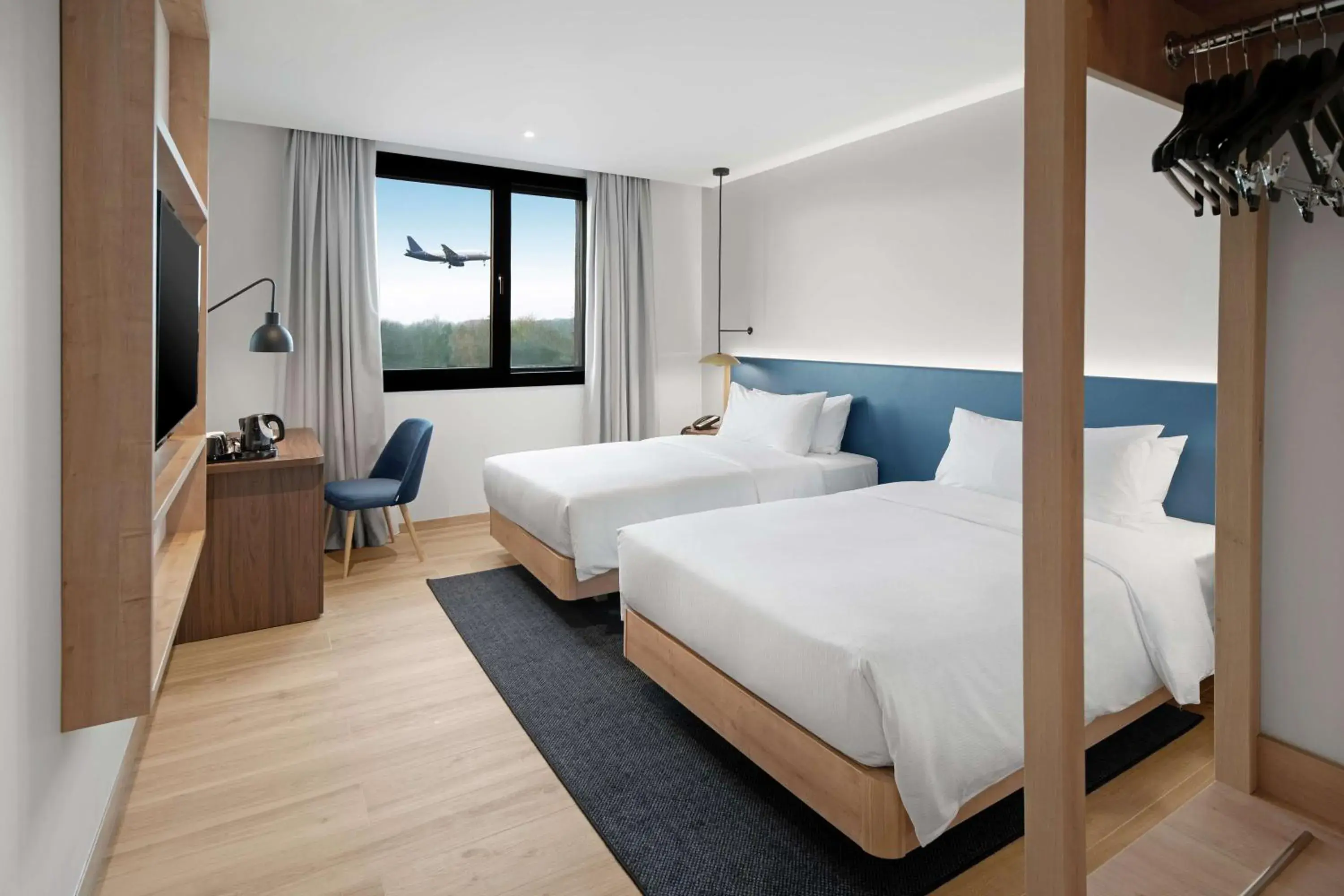 Bedroom, Bed in Hilton Garden Inn Bucharest Airport Bedroom, Bed in Hilton Garden Inn Bucharest Airport