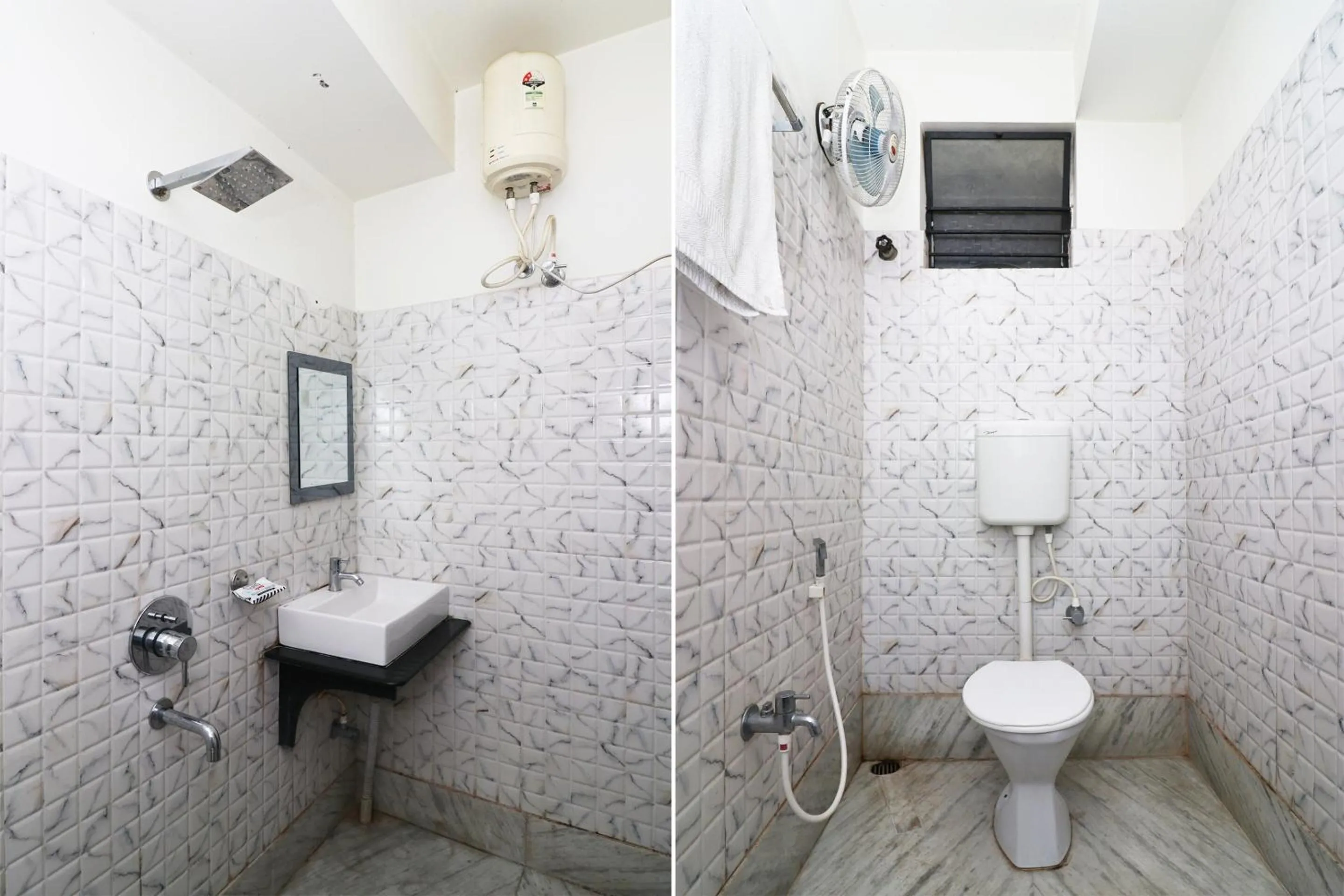 Bathroom in Hotel O Taj Palace