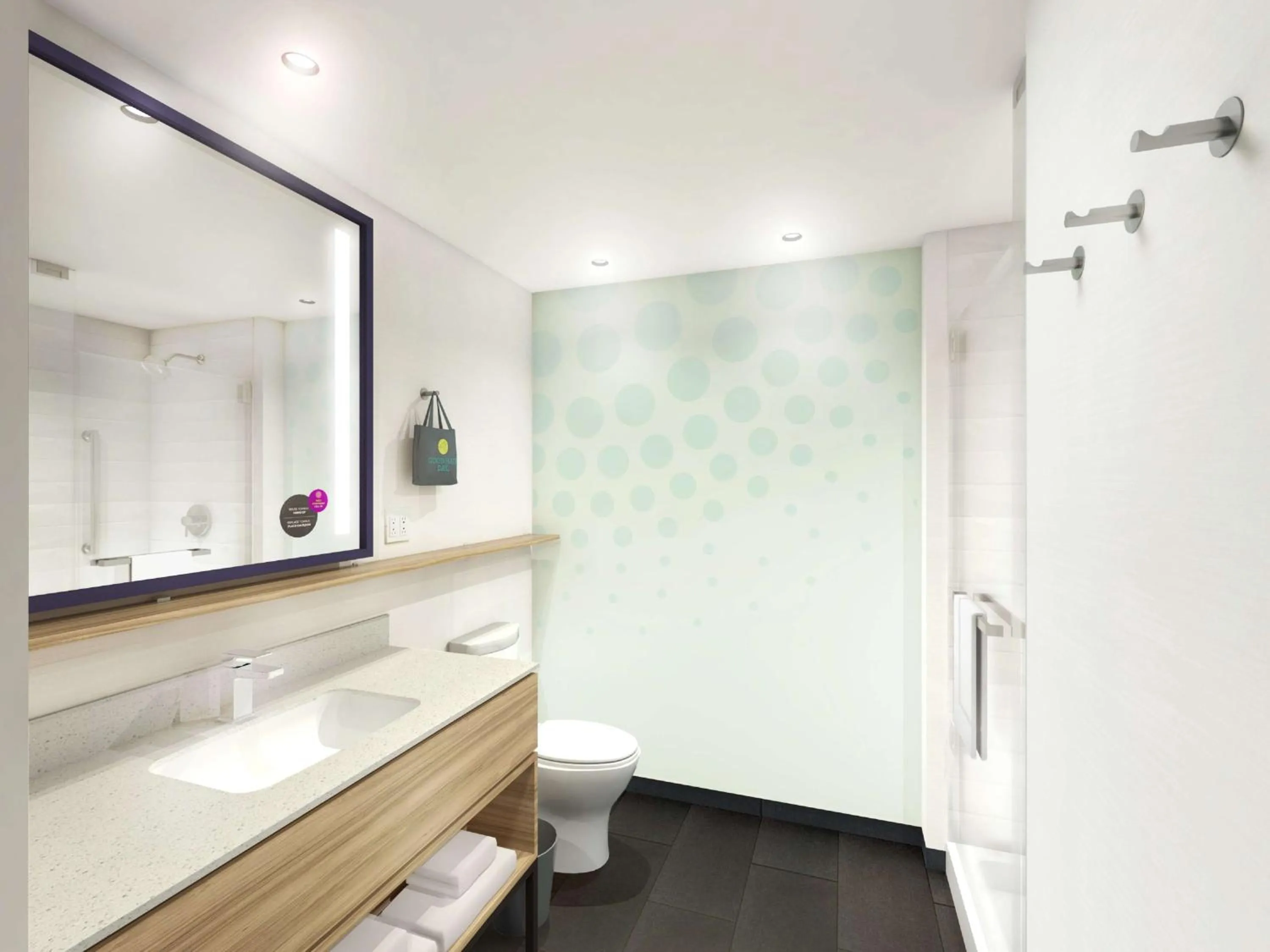 Bathroom in Tru By Hilton Seneca Clemson Sc